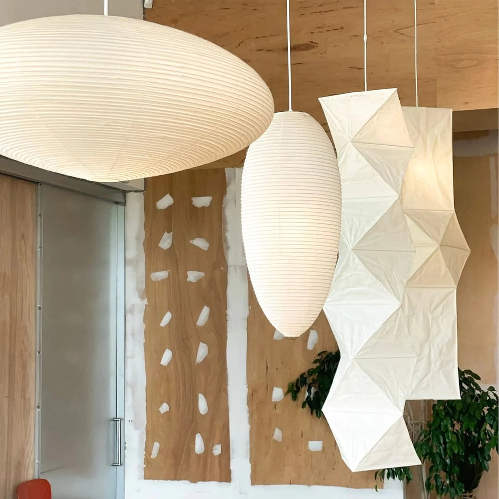 Orba Washi Paper 15A Pendant Light - Letslighting