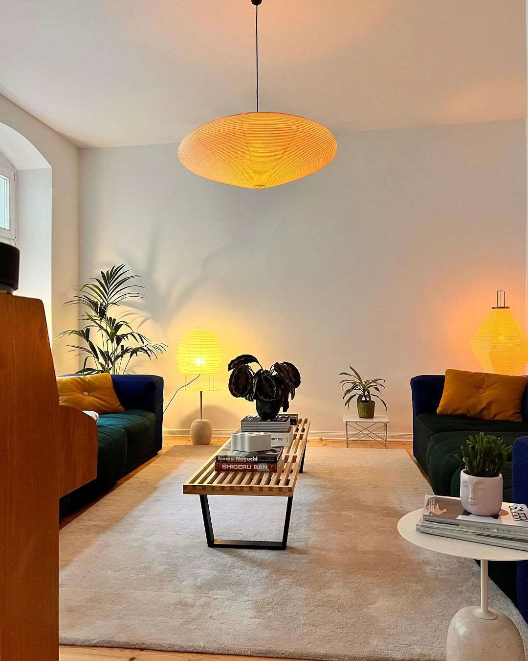 Orba Washi Paper 15A Pendant Light - Letslighting