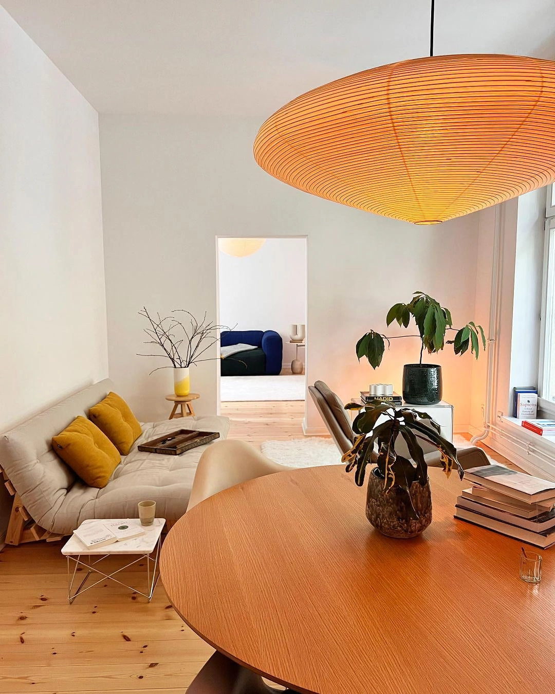 Orba Washi Paper 15A Pendant Light - Letslighting