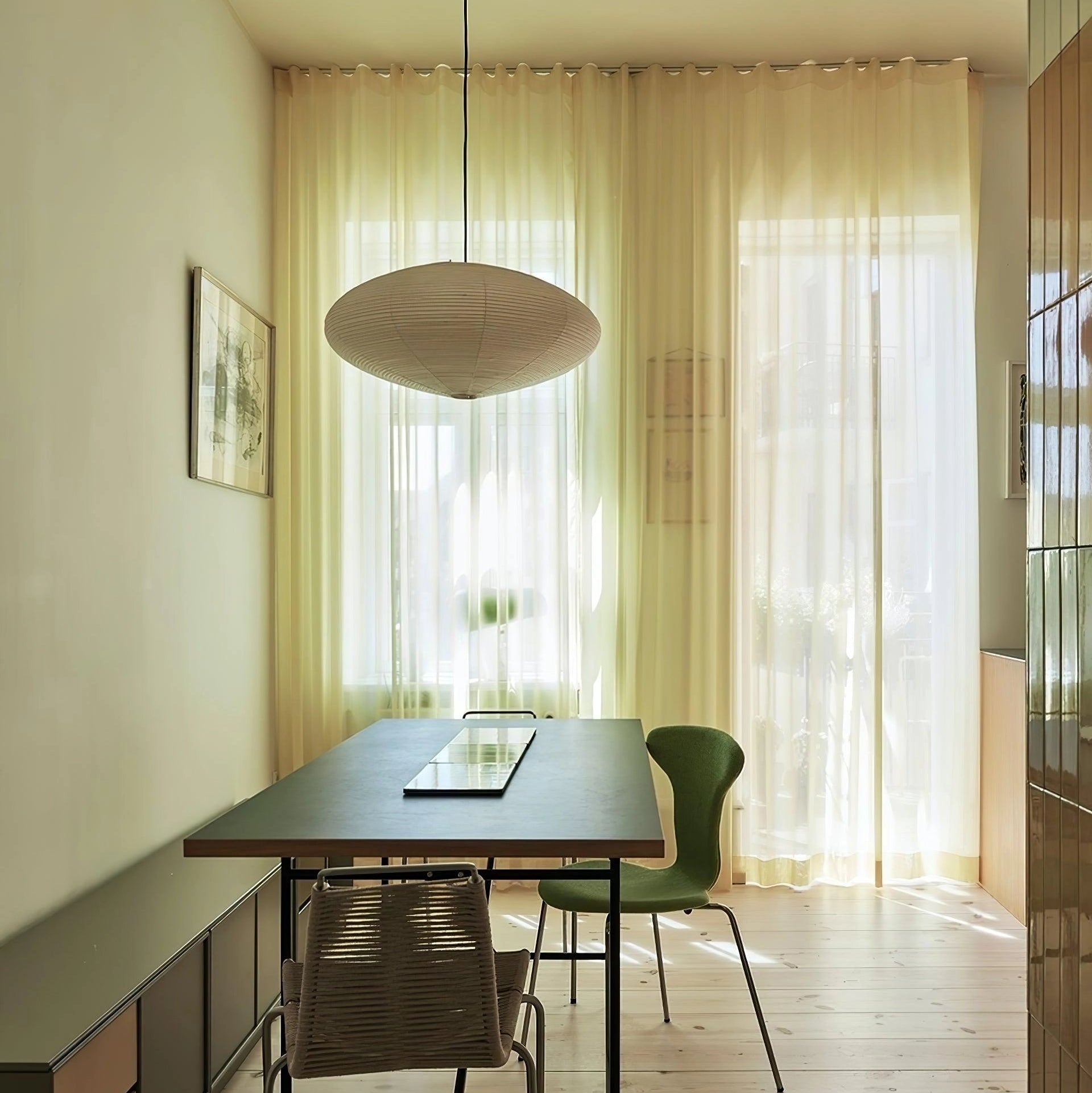 Lustra Pendant Lamp Paper for Living Room - Letslighting