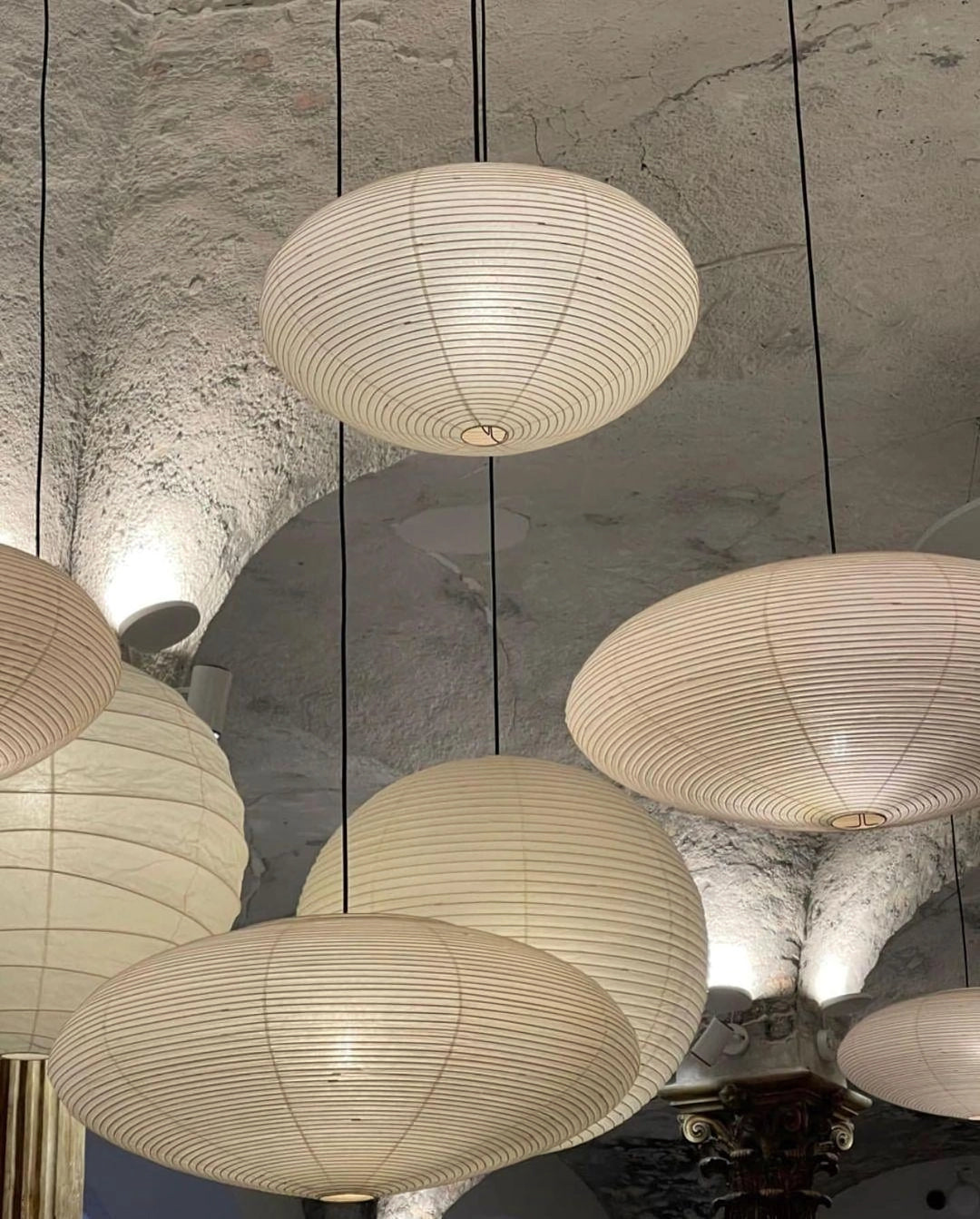 Orba Washi Paper 15A Pendant Light - Letslighting