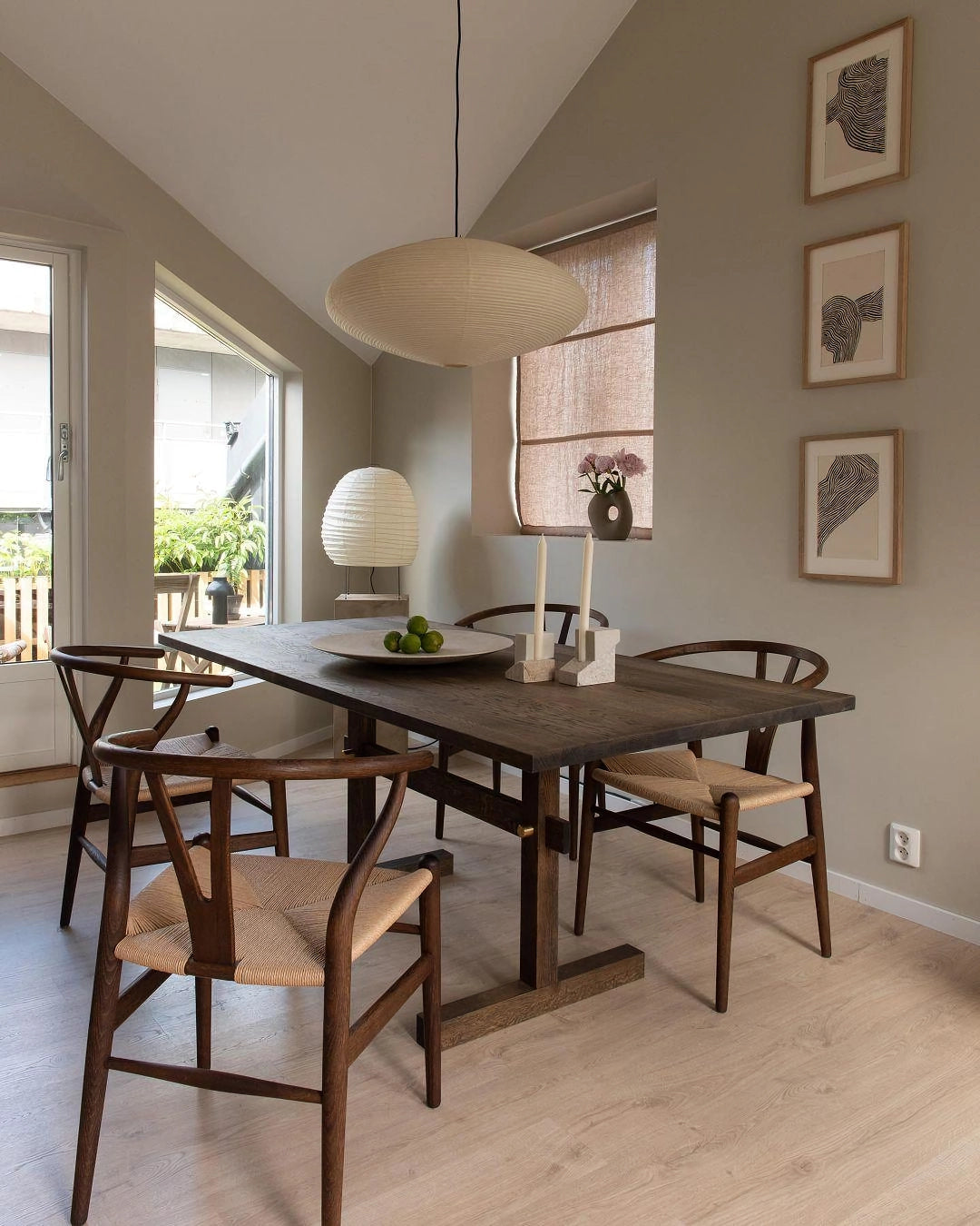 Orba Washi Paper 15A Pendant Light - Letslighting