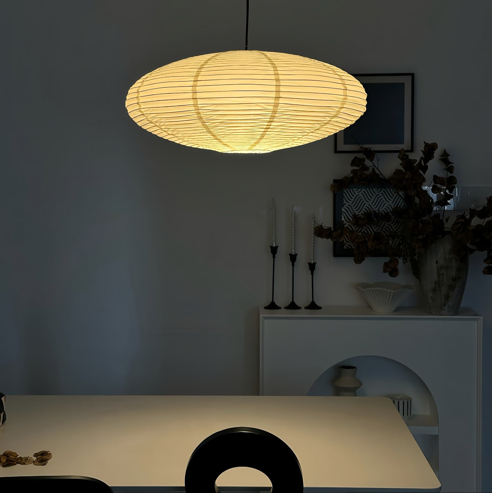 Lustra Pendant Lamp Paper for Living Room - Letslighting
