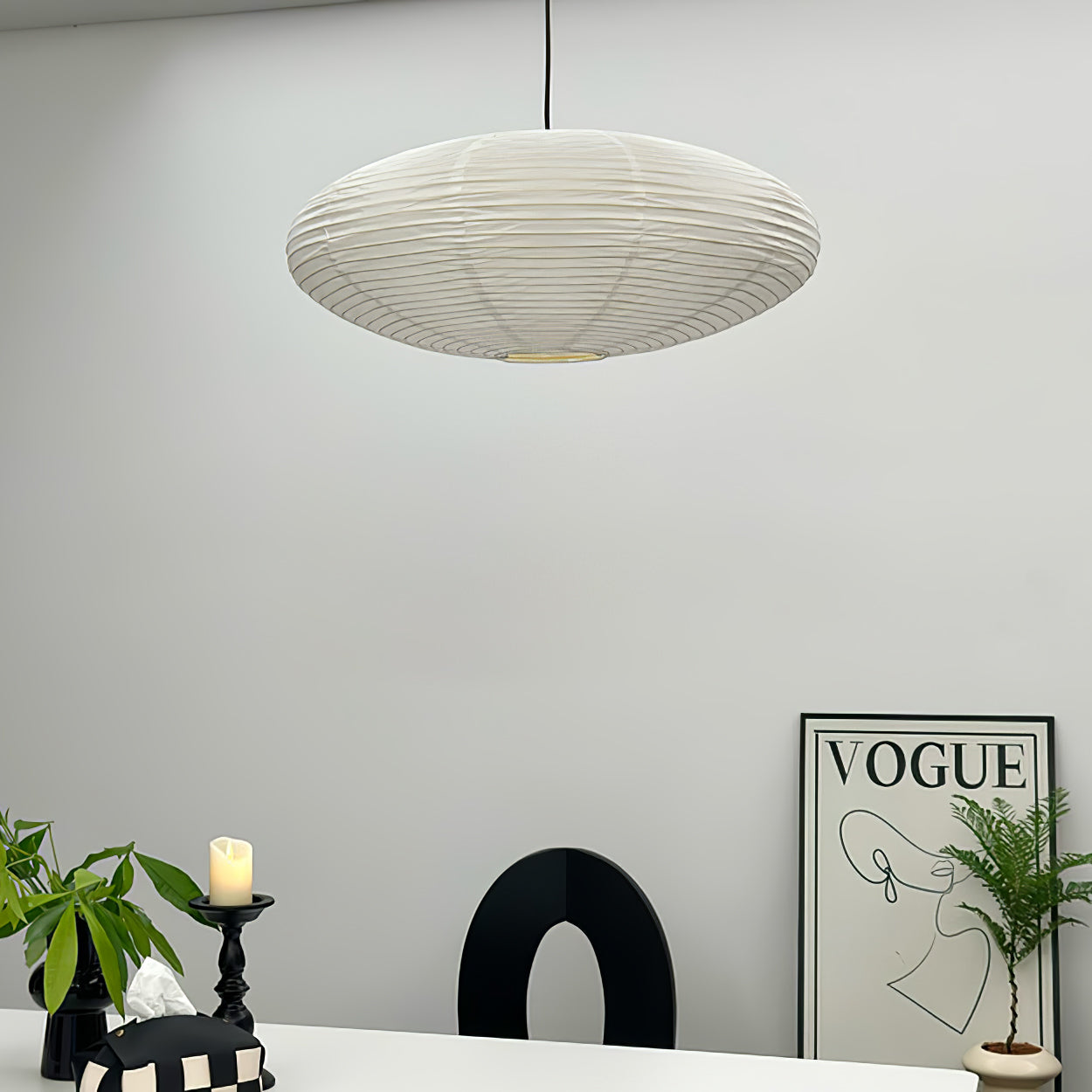 Ritta Washi Paper Swag Pendant Light