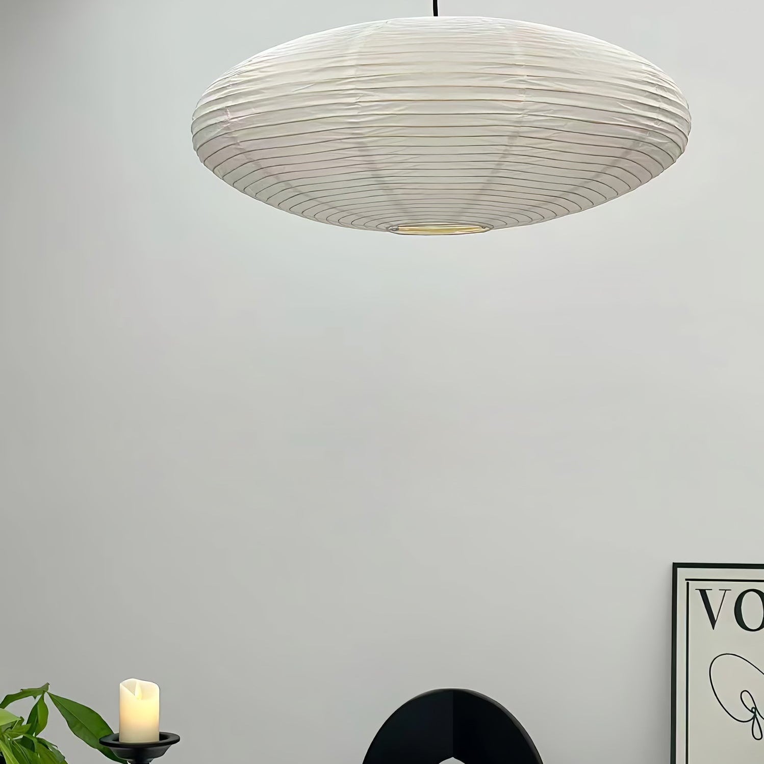 Lustra Pendant Lamp Paper for Living Room - Letslighting
