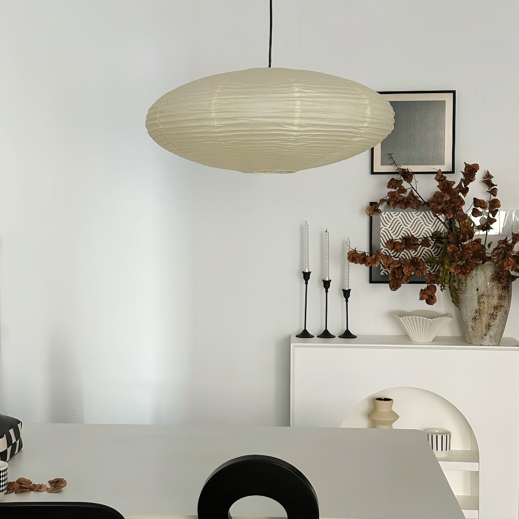 Lustra Pendant Lamp Paper for Living Room - Letslighting