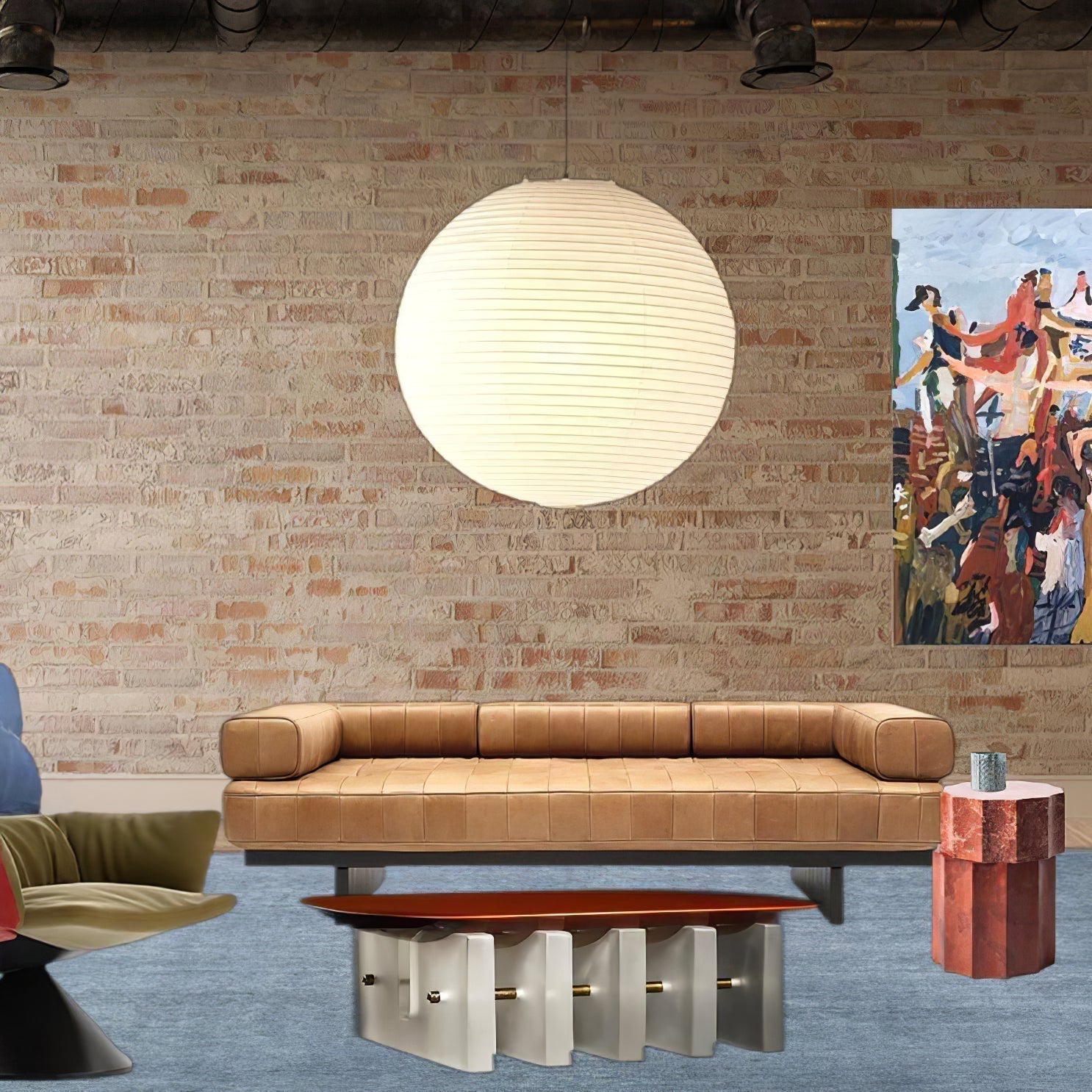 Lustra Pendant Lamp Paper for Living Room - Letslighting