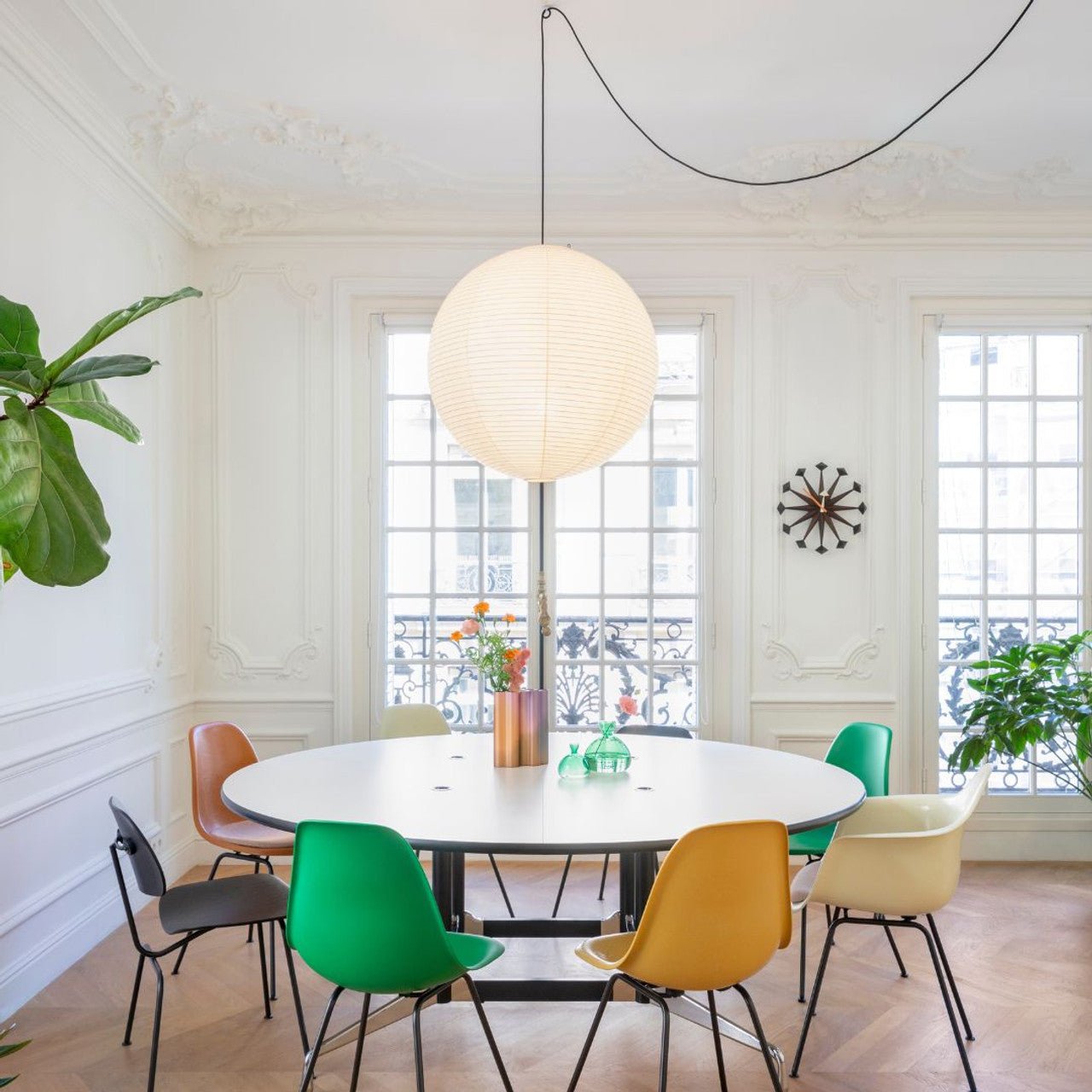 Ritta Pendant Swag Light Mulberry Silk - Letslighting