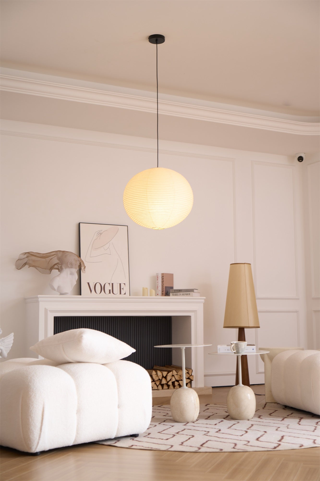 Lustra Pendant Lamp Paper for Living Room - Letslighting