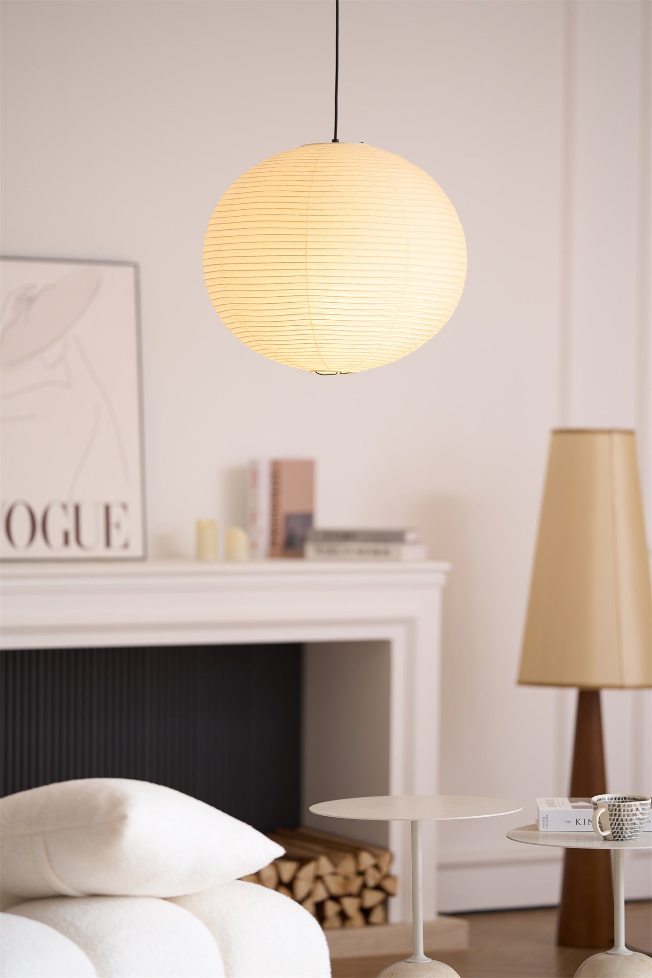 Lustra Pendant Lamp Paper for Living Room - Letslighting