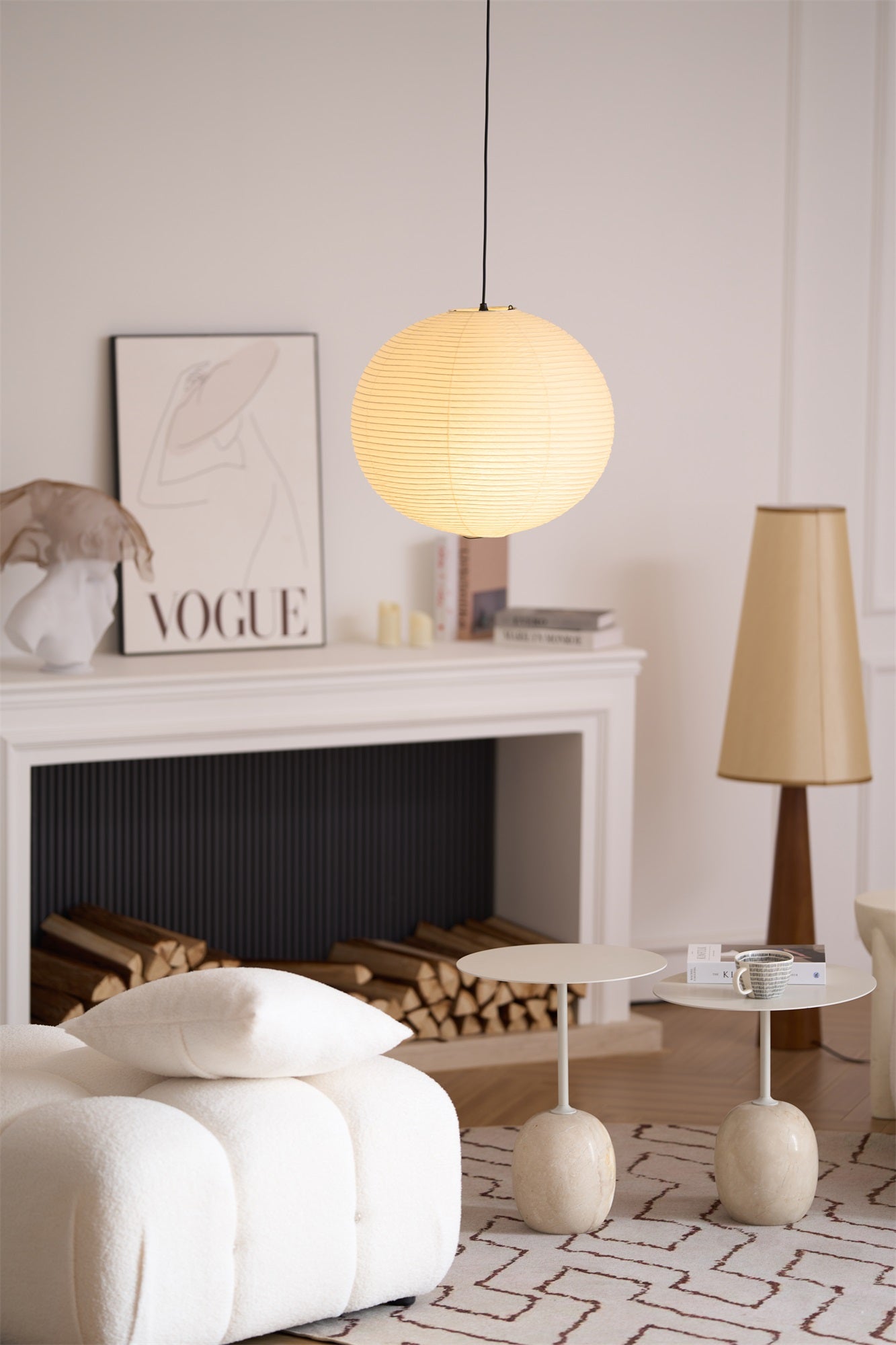 Lustra Pendant Lamp Paper for Living Room - Letslighting