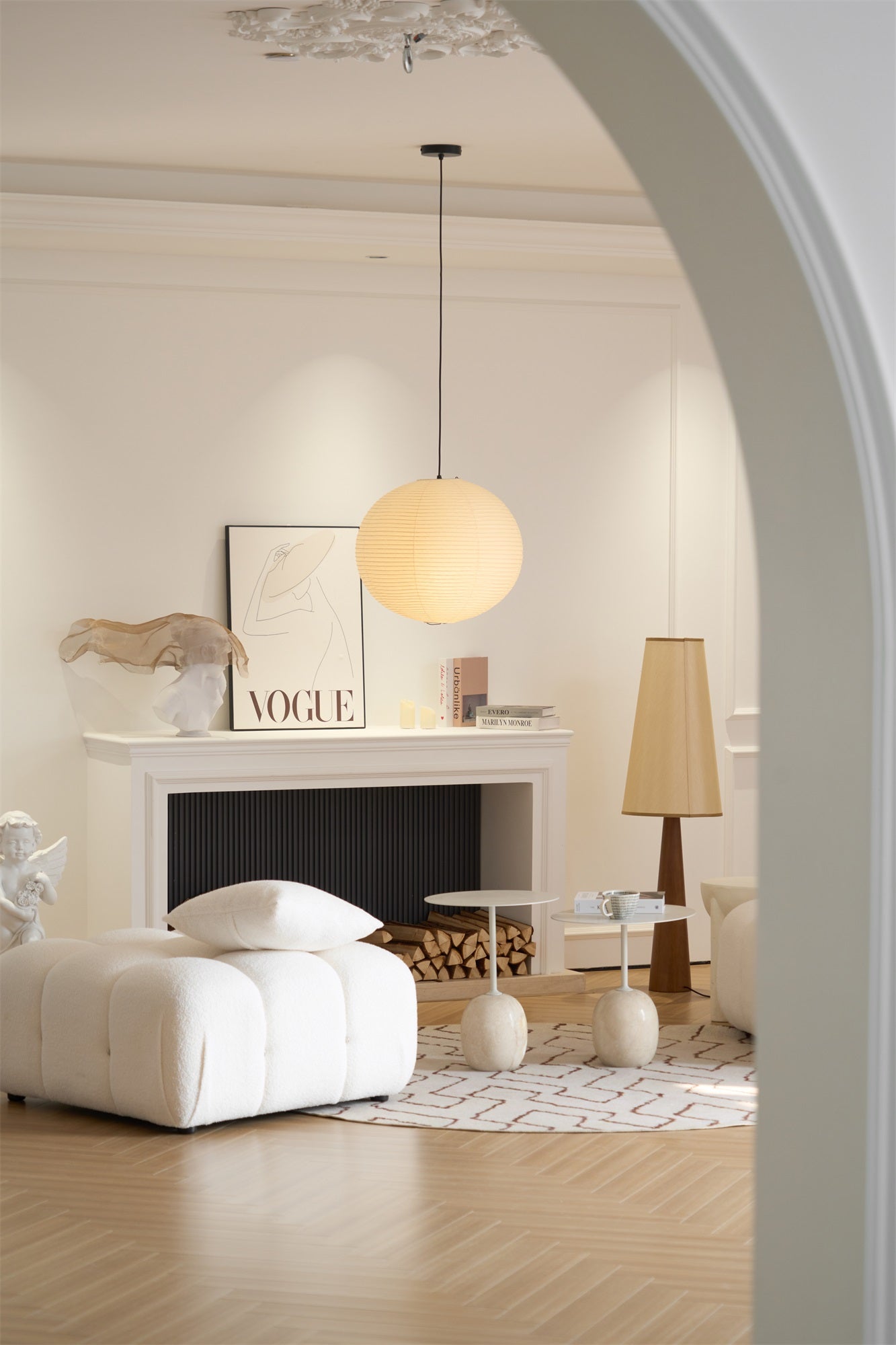 Lustra Pendant Lamp Paper for Living Room - Letslighting