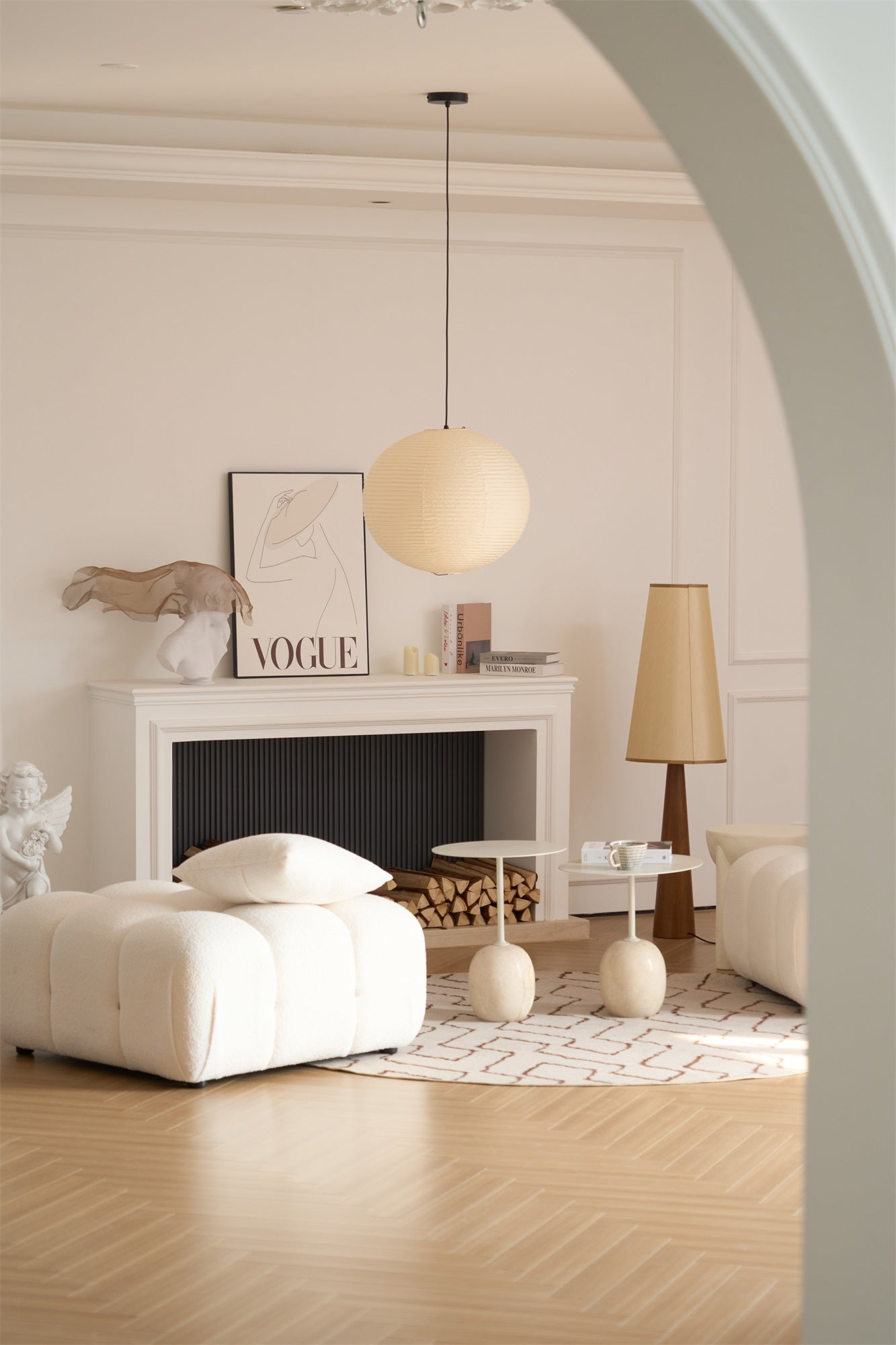 Lustra Pendant Lamp Paper for Living Room - Letslighting