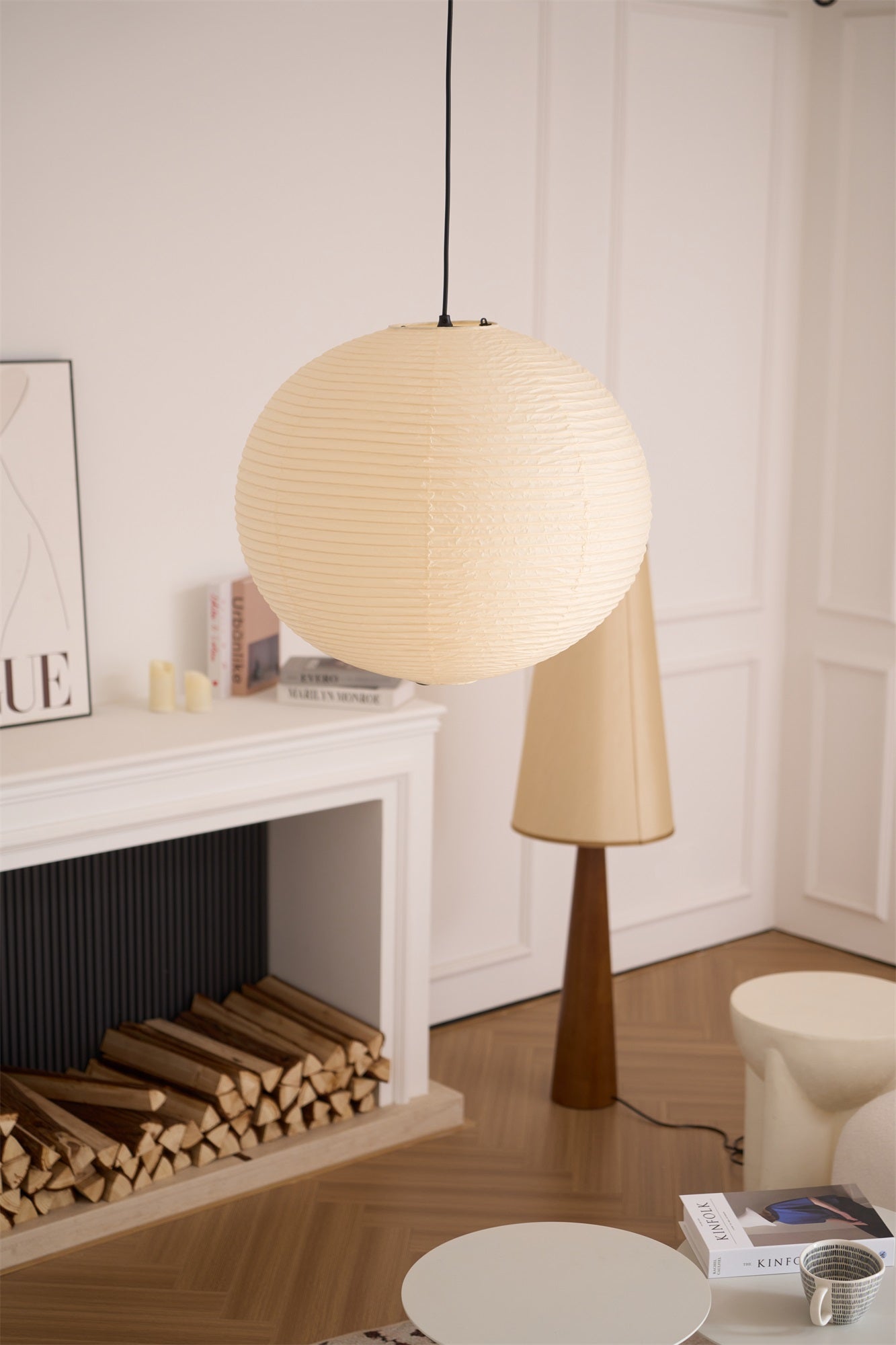 Lustra Pendant Lamp Paper for Living Room - Letslighting