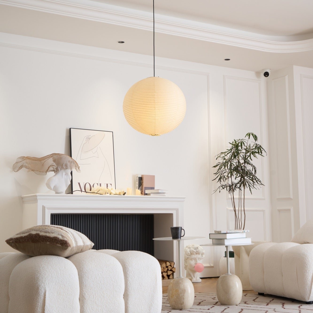 Lustra Pendant Lamp Paper for Living Room - Letslighting