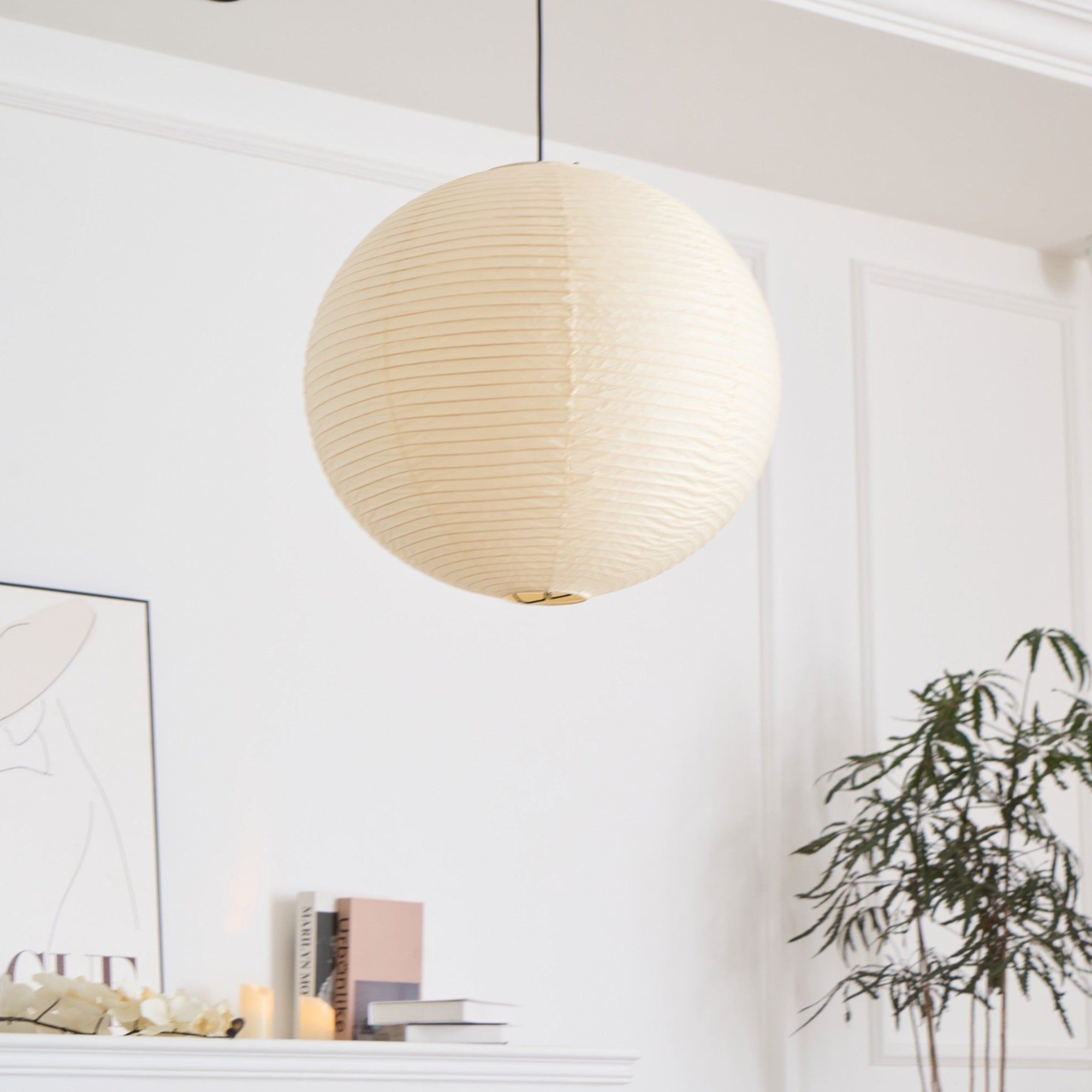 Lustra Pendant Lamp Paper for Living Room - Letslighting