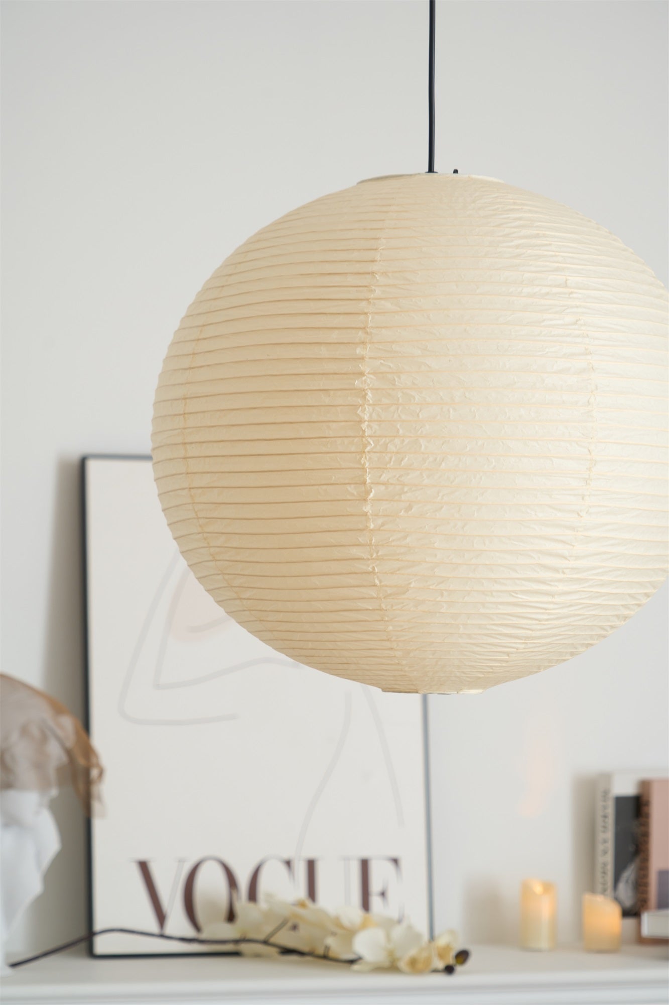 Lustra Pendant Lamp Paper for Living Room - Letslighting