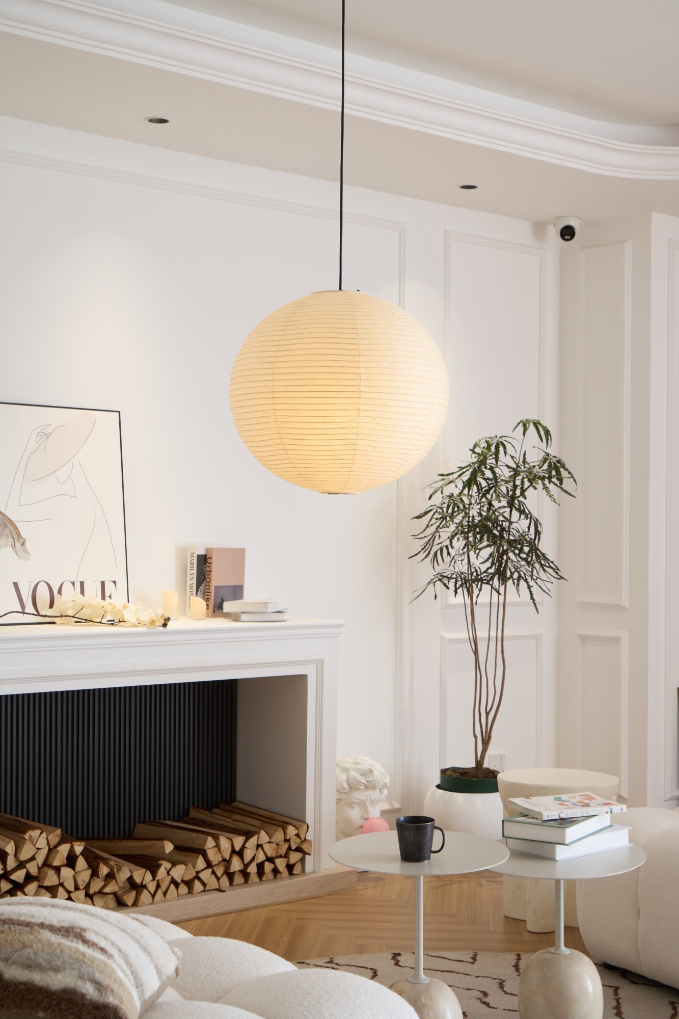 Lustra Pendant Lamp Paper for Living Room - Letslighting