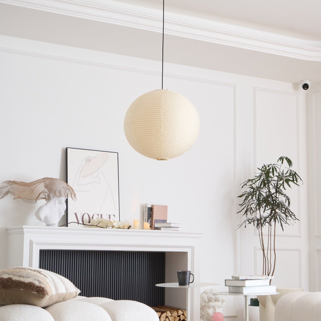 Lustra Pendant Lamp Paper for Living Room - Letslighting