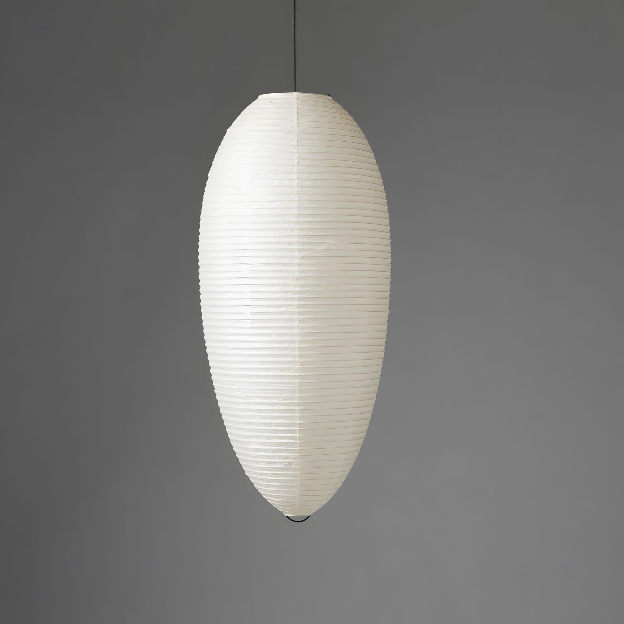 Myraean Modern Minimalist Wabi Chestnut Paper Bamboo Pendant Lamp - Letslighting