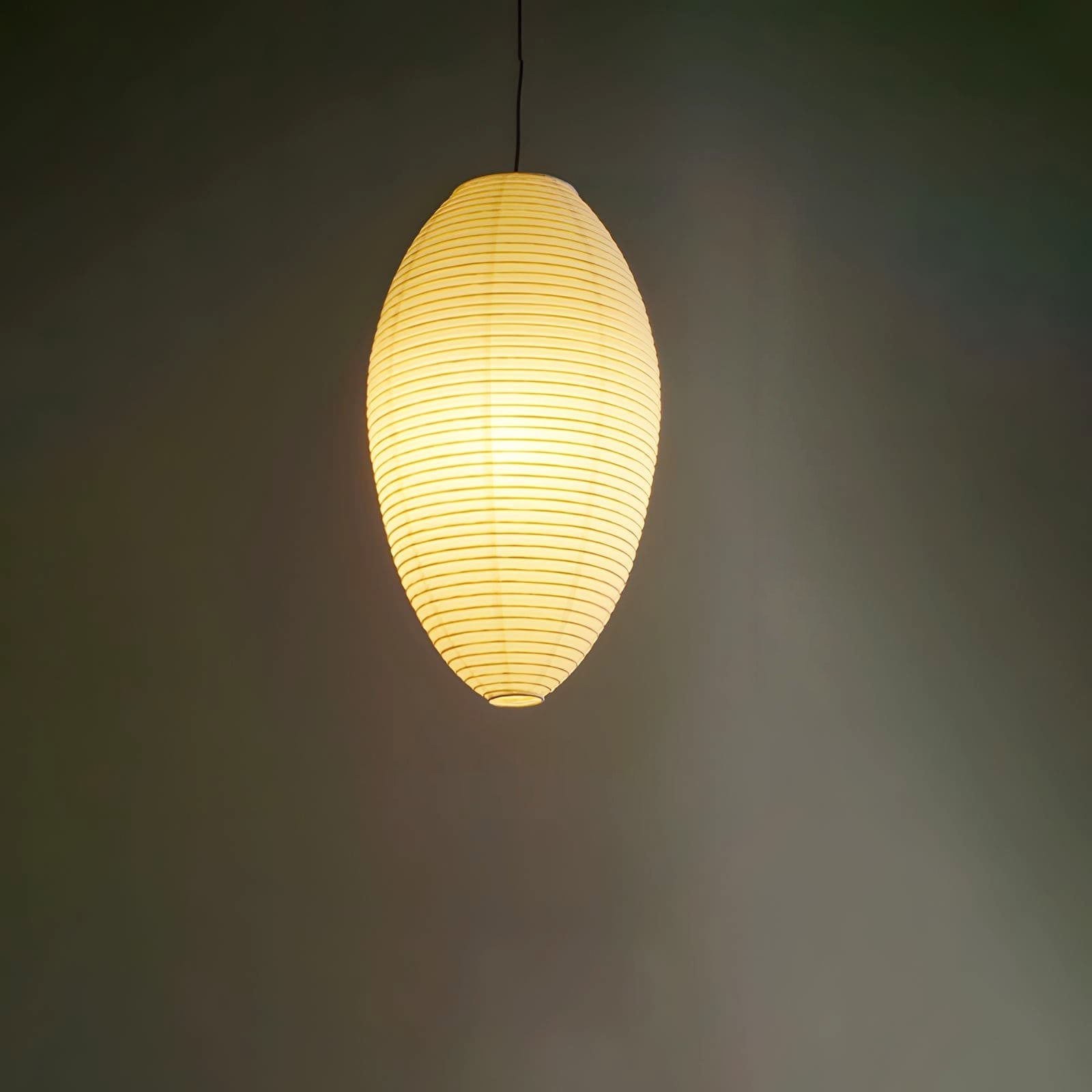 Myraean Modern Minimalist Wabi Chestnut Paper Bamboo Pendant Lamp - Letslighting