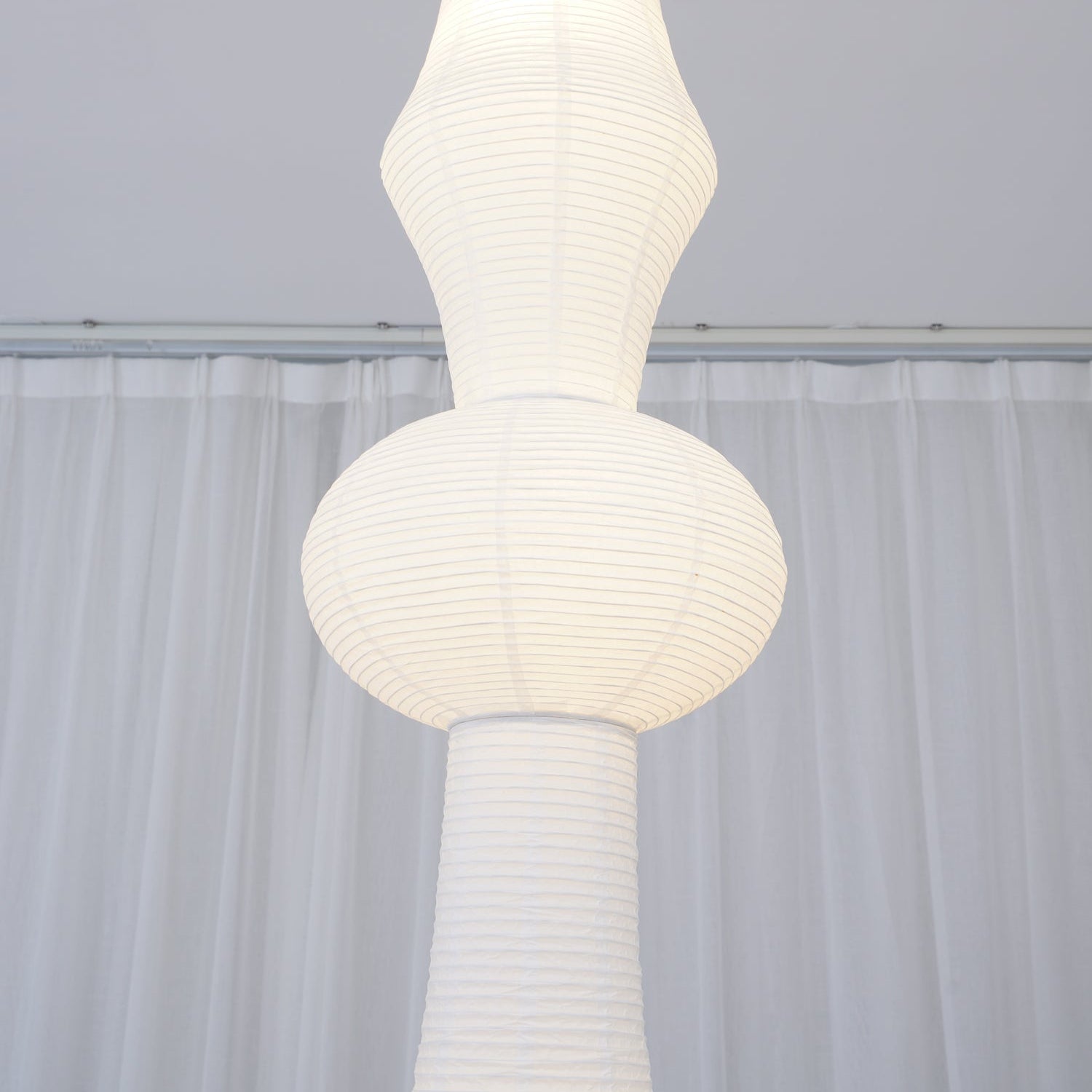 Lustra Pendant Light Washi Paper E for Living Room - Letslighting