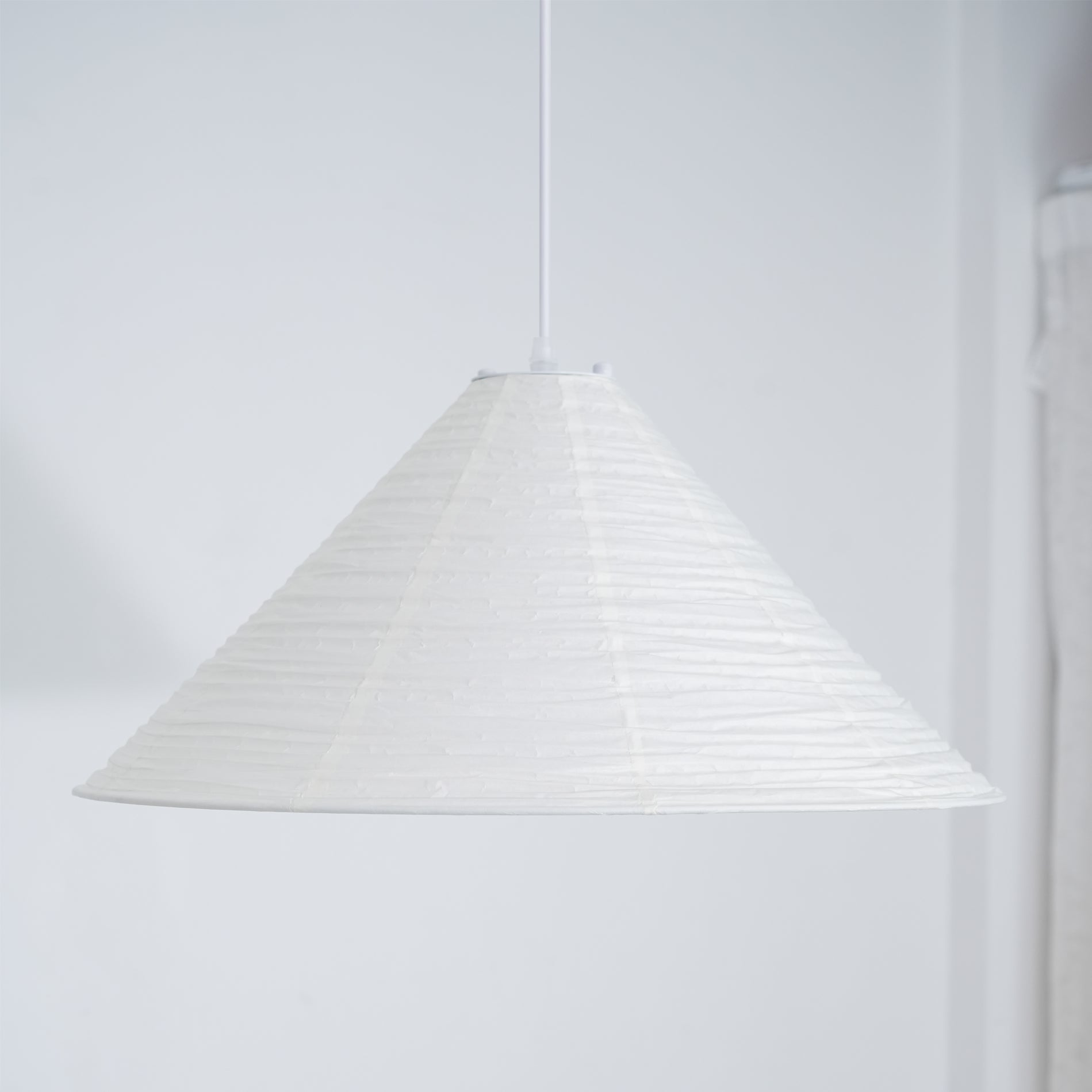 Conic Paper Pyramid Pendant Lamp - Letslighting