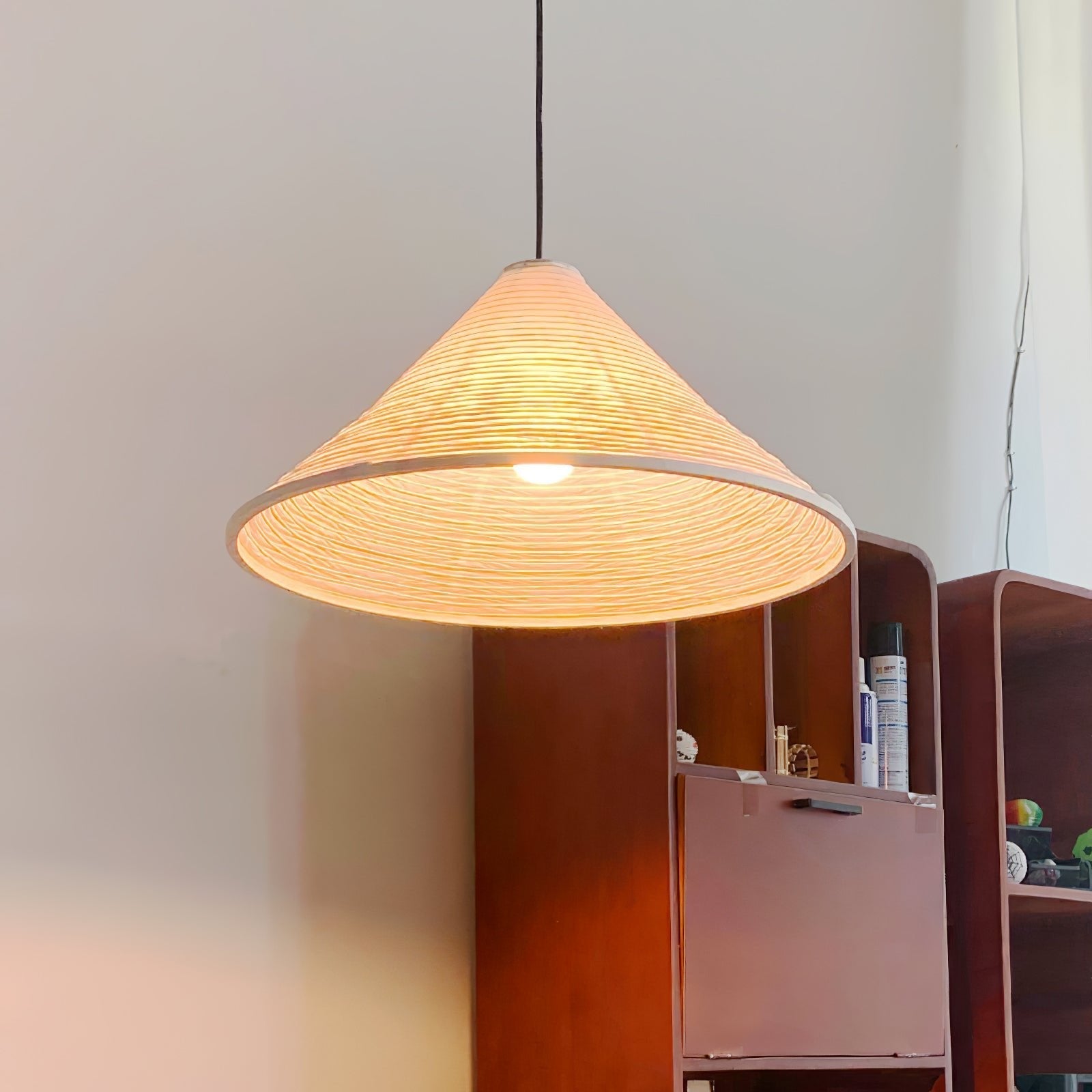 Conic Paper Pyramid Pendant Lamp - Letslighting