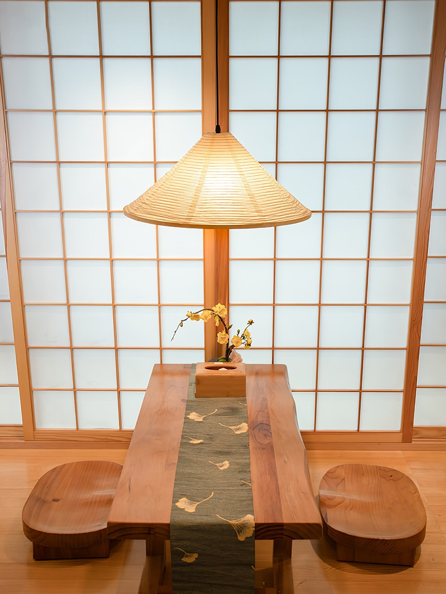 Conic Paper Pyramid Pendant Lamp - Letslighting