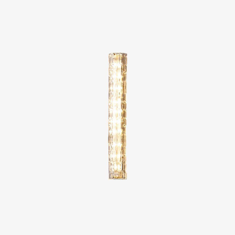 Lumix Brass Glass Glam Wall Lamp - Letslighting