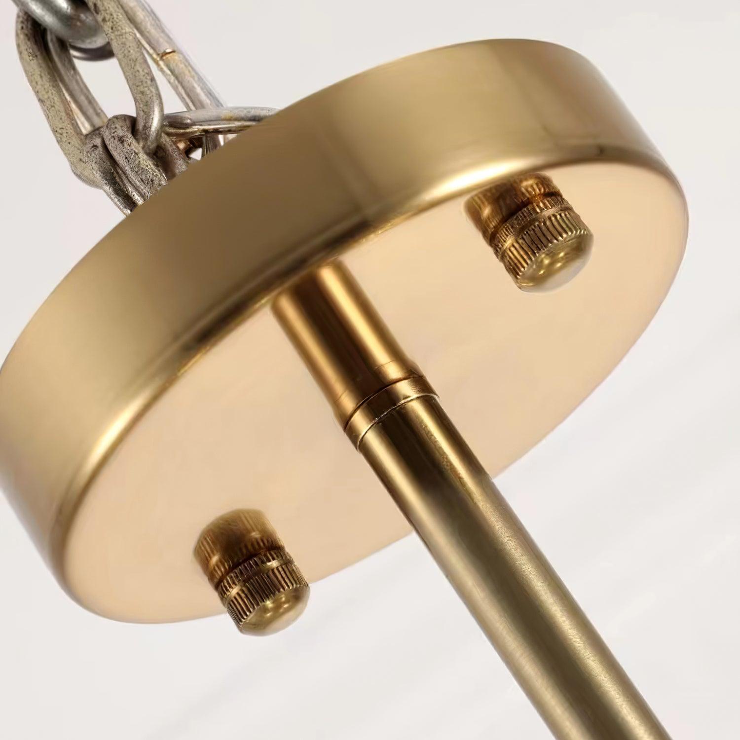 Lustra Chandelier Wave Pearl Gold Modern - Letslighting