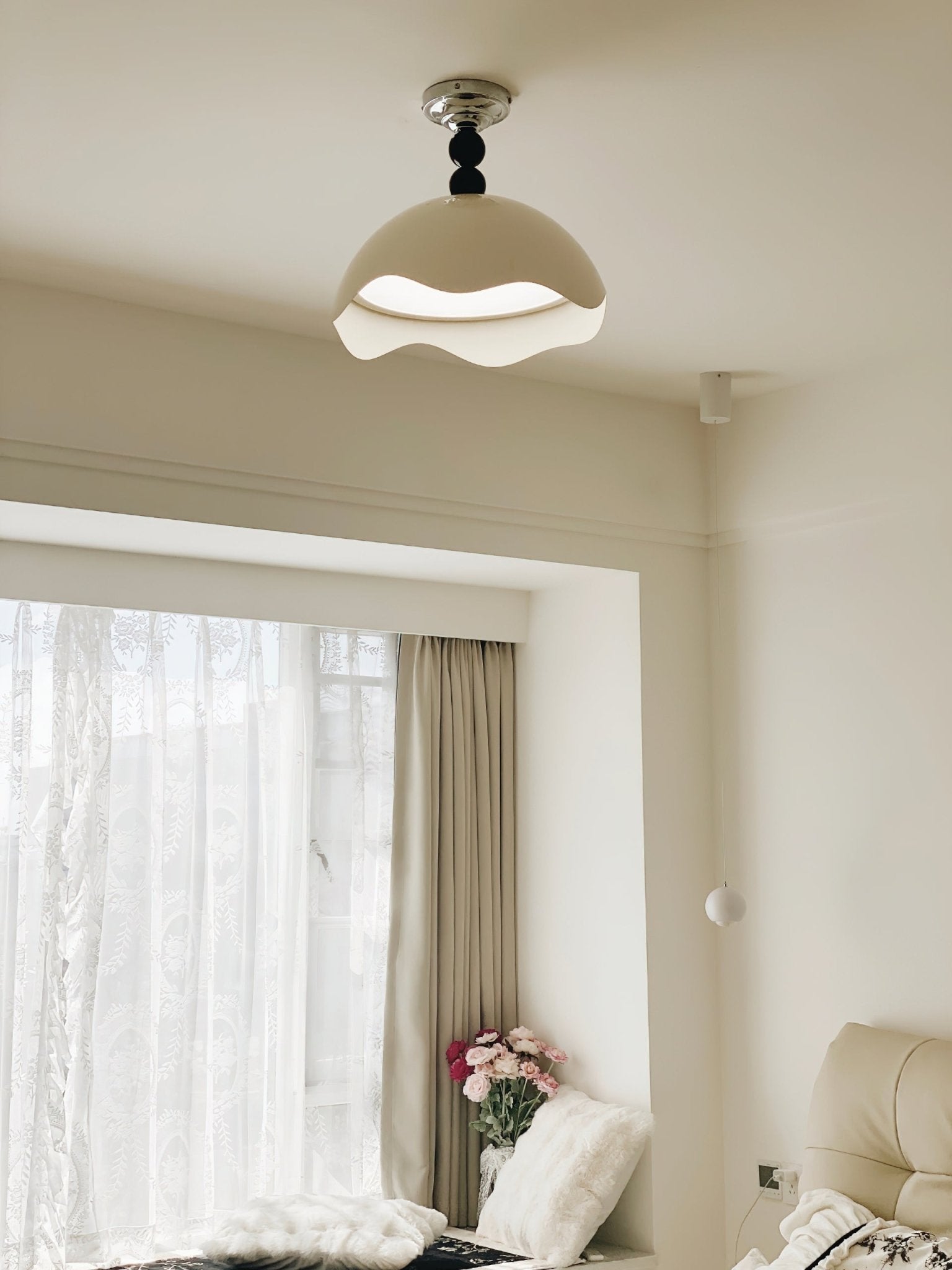 Erlorus Nordic Art Wave Crest Ceiling Lamp - Letslighting