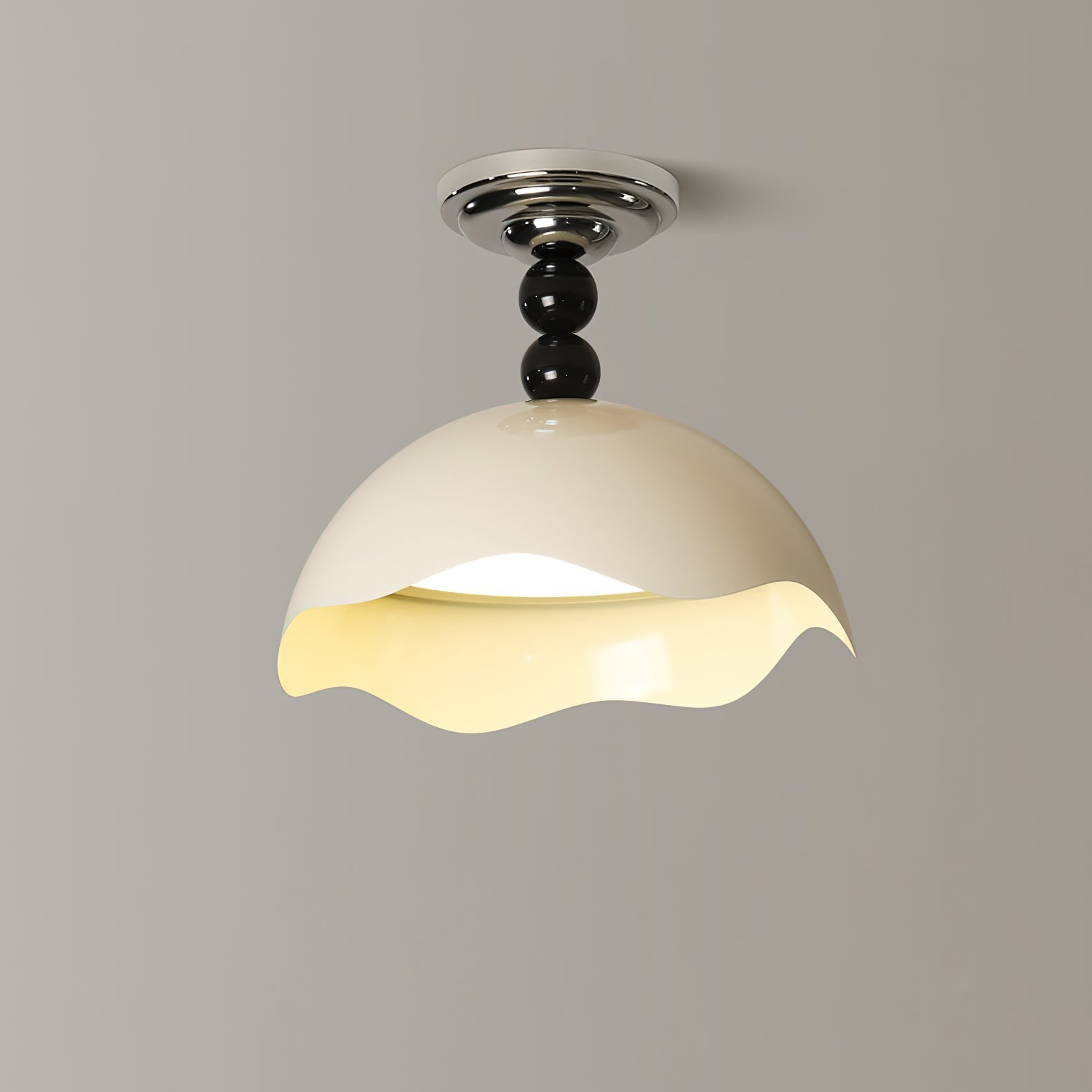 Erlorus Nordic Art Wave Crest Ceiling Lamp - Letslighting