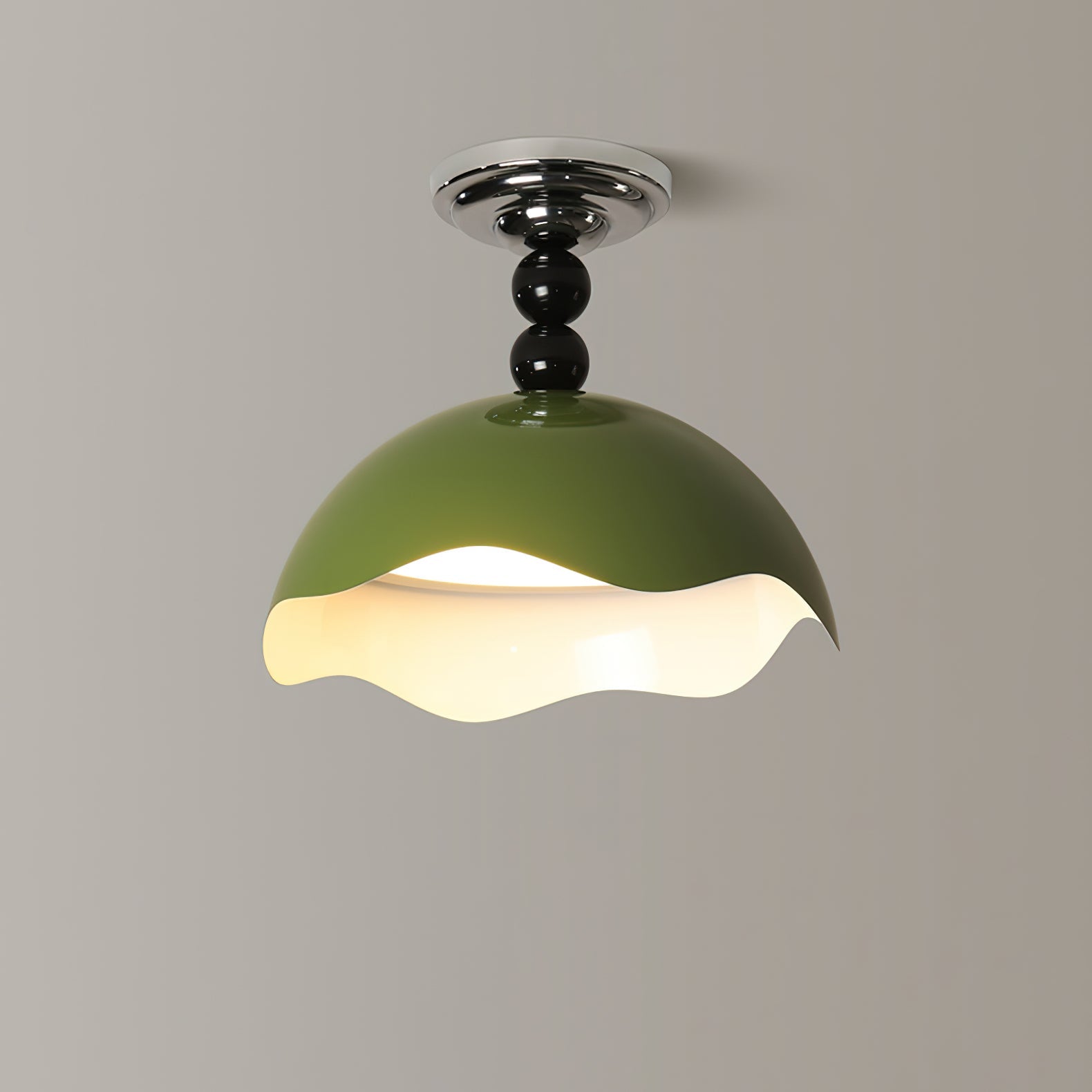 Erlorus Nordic Art Wave Crest Ceiling Lamp - Letslighting