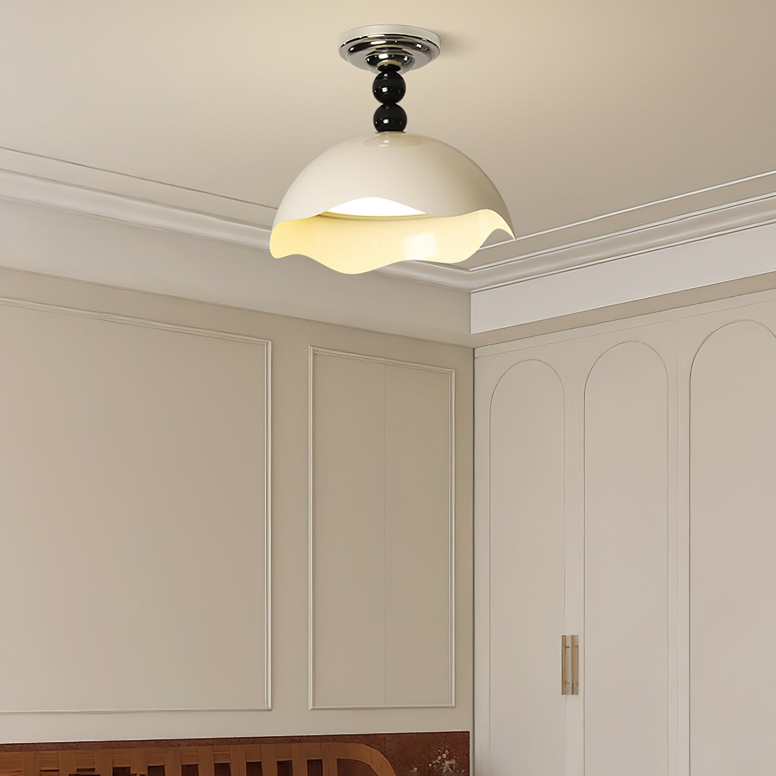 Erlorus Nordic Art Wave Crest Ceiling Lamp - Letslighting