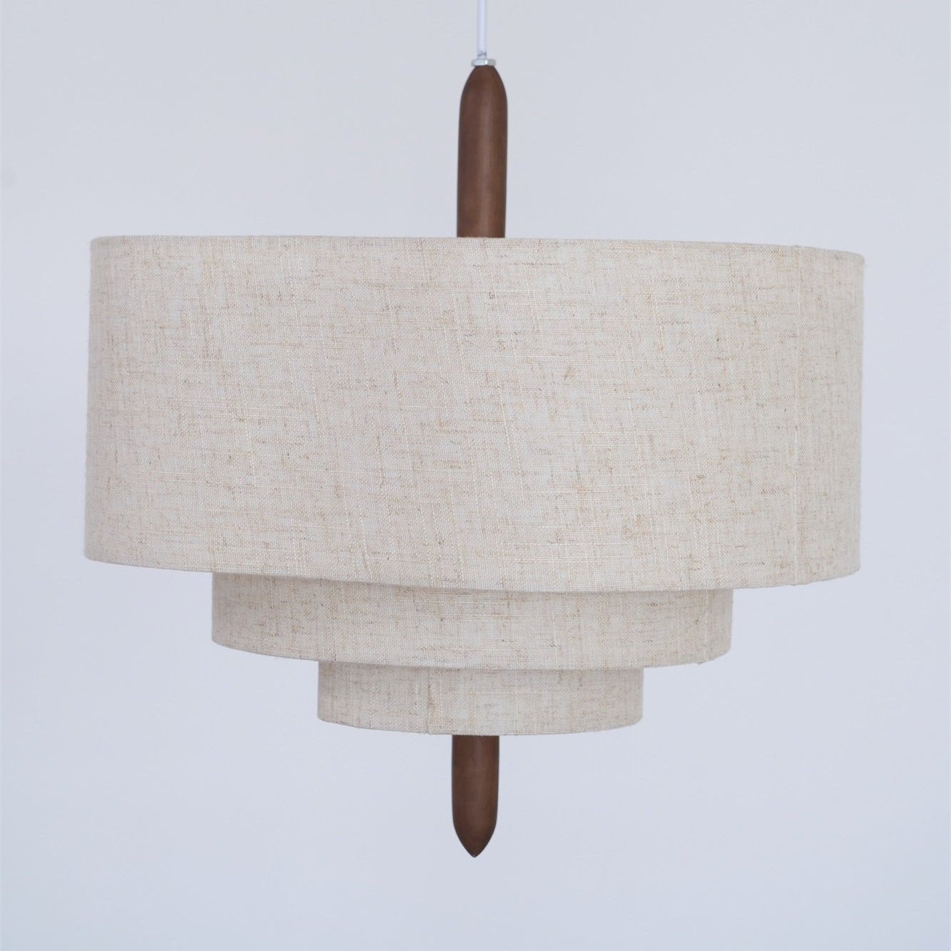 Eldorora Elegance Wave Ladder Wood Fabric Pendant Lamp - Letslighting