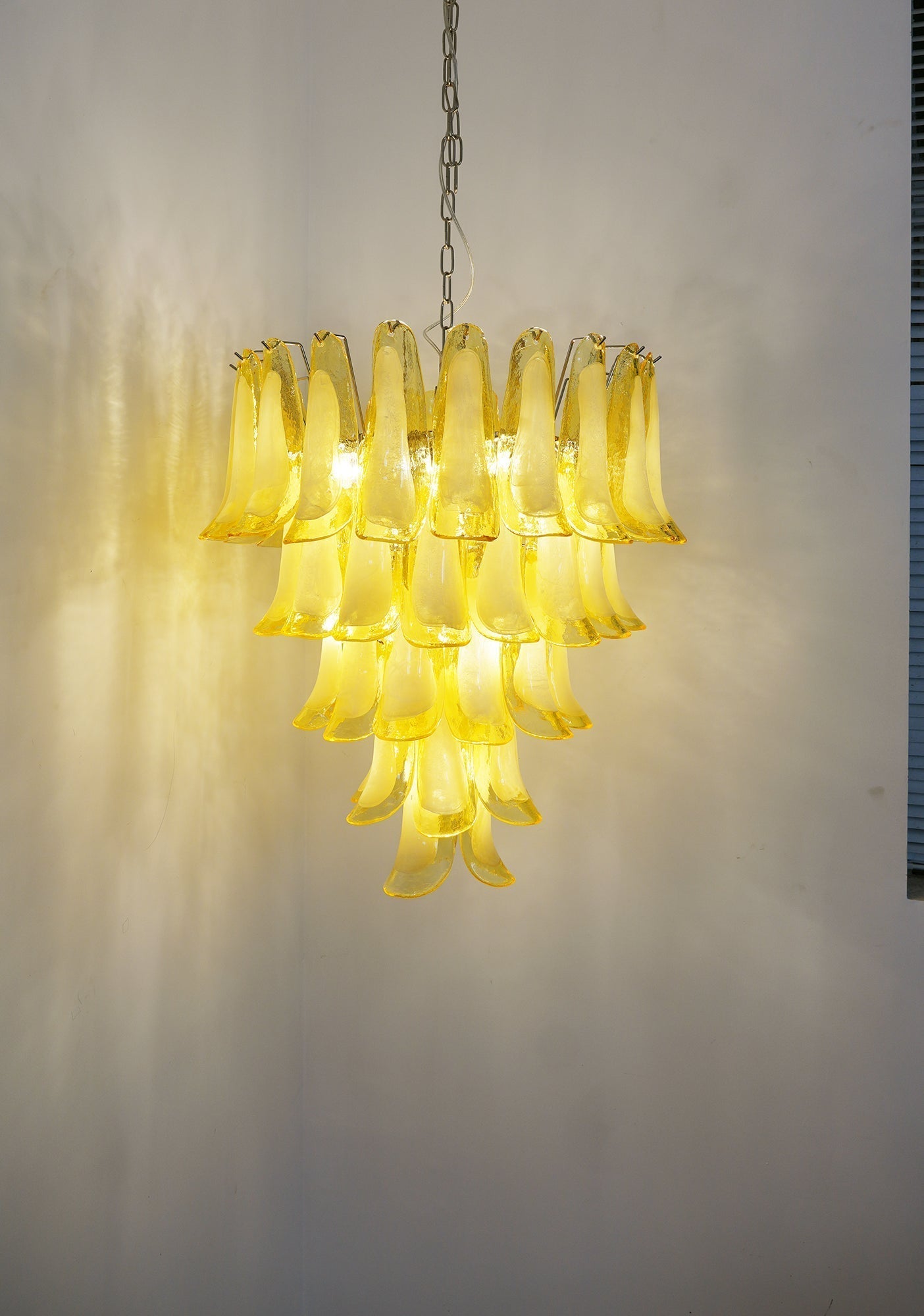 Aurora Chandelier Murano Glass Petal Wave - Letslighting
