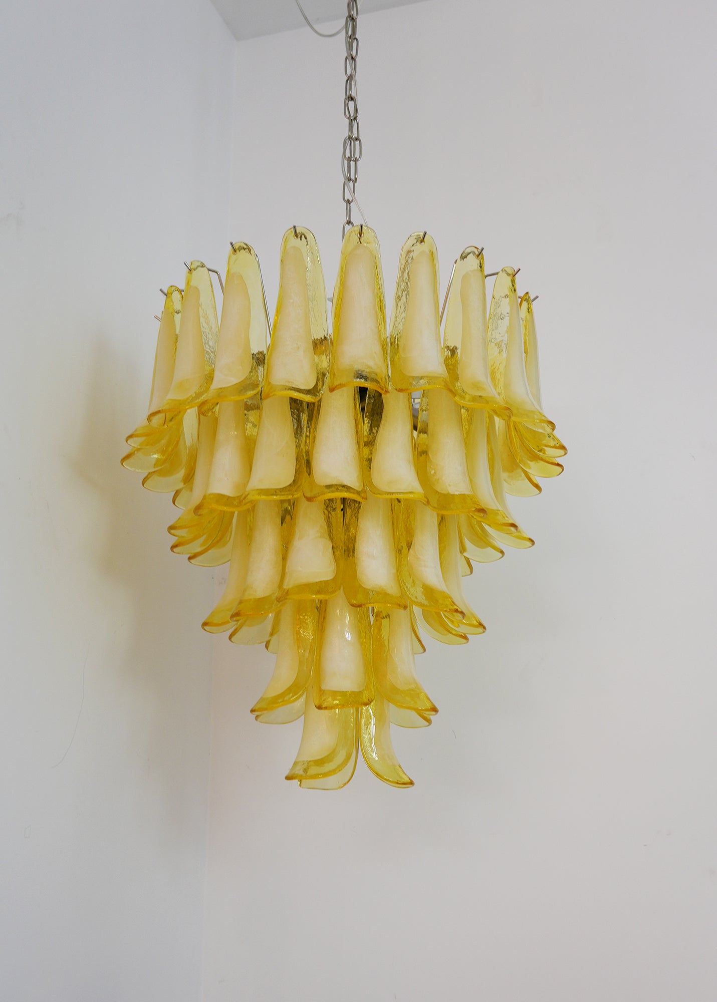 Aurora Chandelier Murano Glass Petal Wave - Letslighting