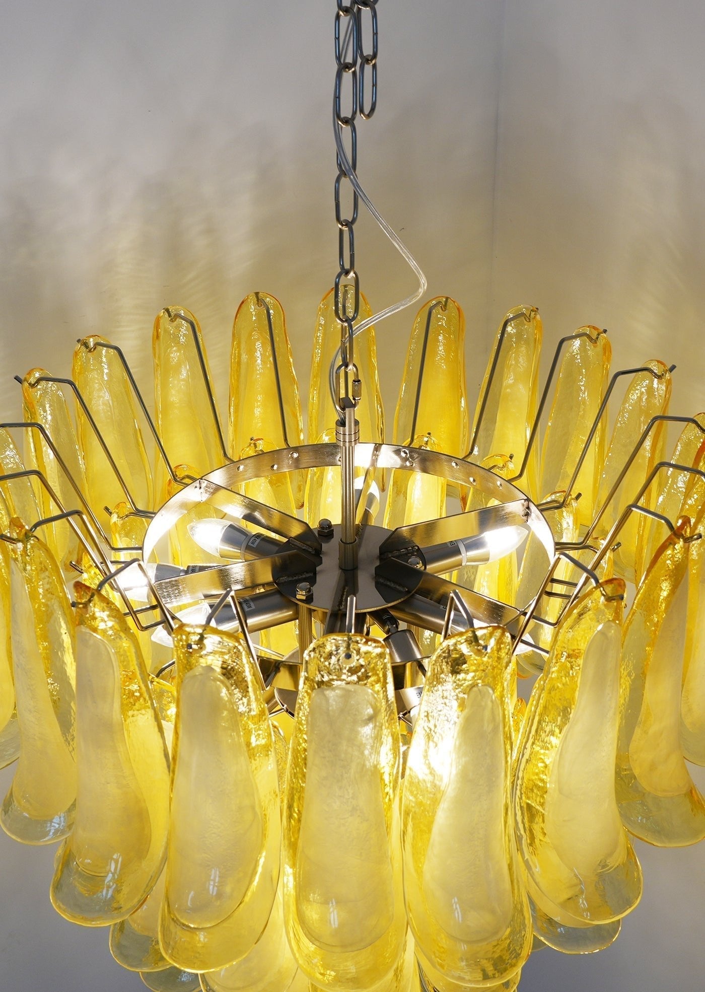 Aurora Chandelier Murano Glass Petal Wave - Letslighting