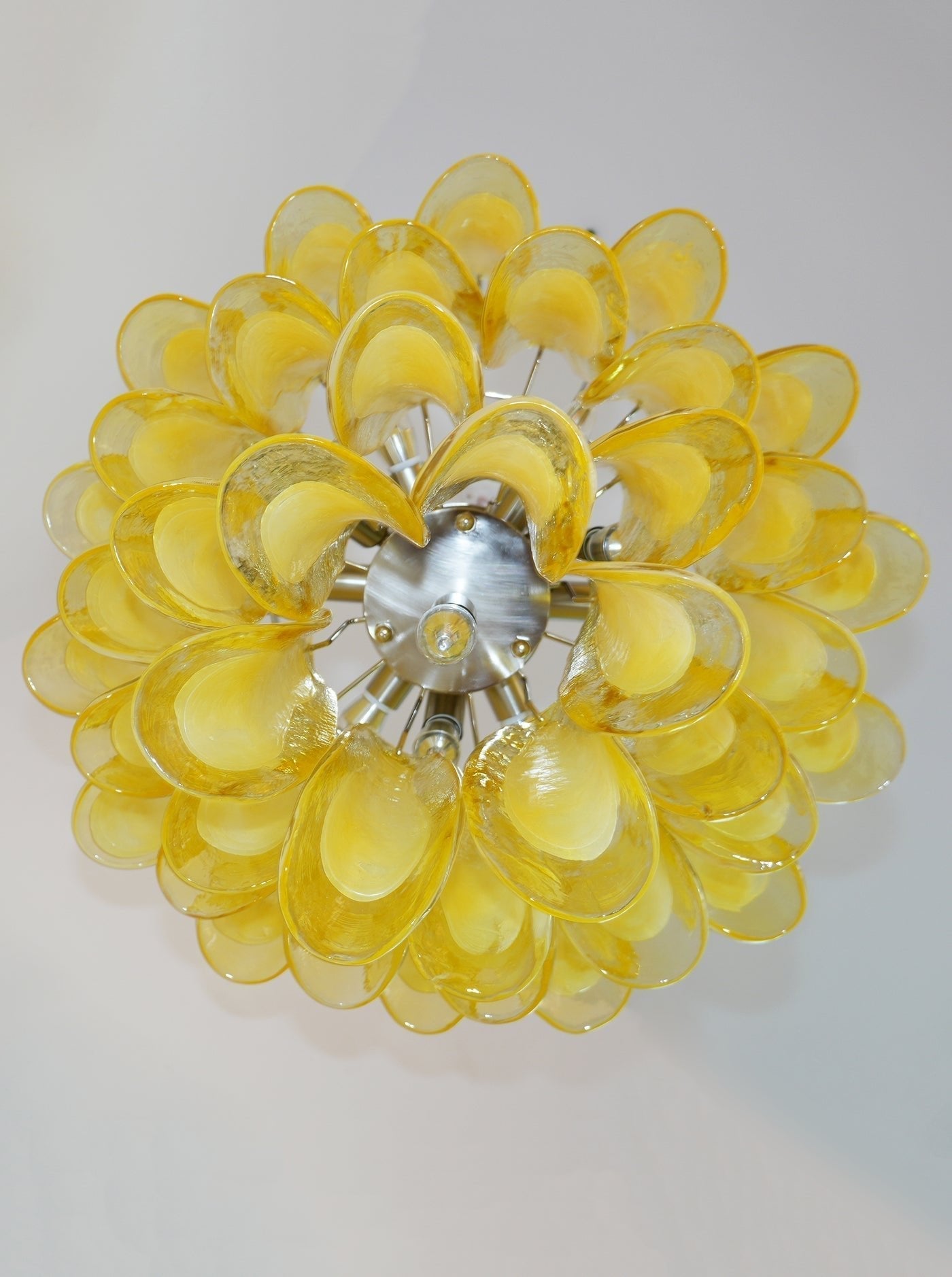 Aurora Chandelier Murano Glass Petal Wave - Letslighting