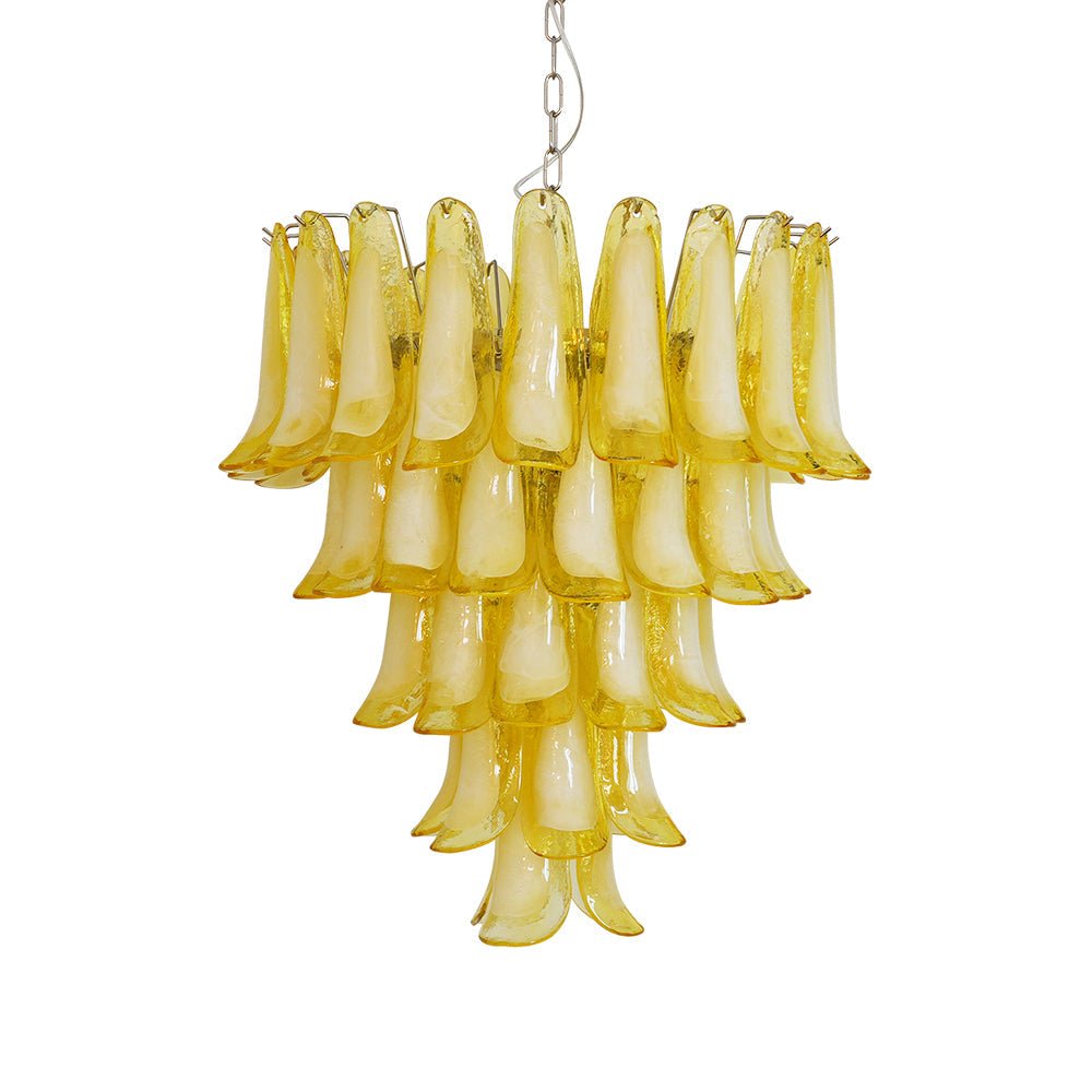 Aurora Chandelier Murano Glass Petal Wave - Letslighting