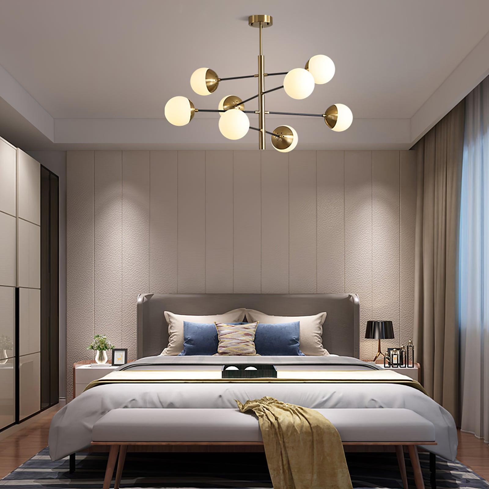 Lustra Chandelier Waverly Glass Elegant - Letslighting