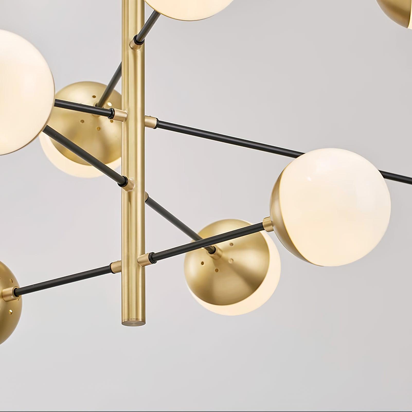 Lustra Chandelier Waverly Glass Elegant - Letslighting