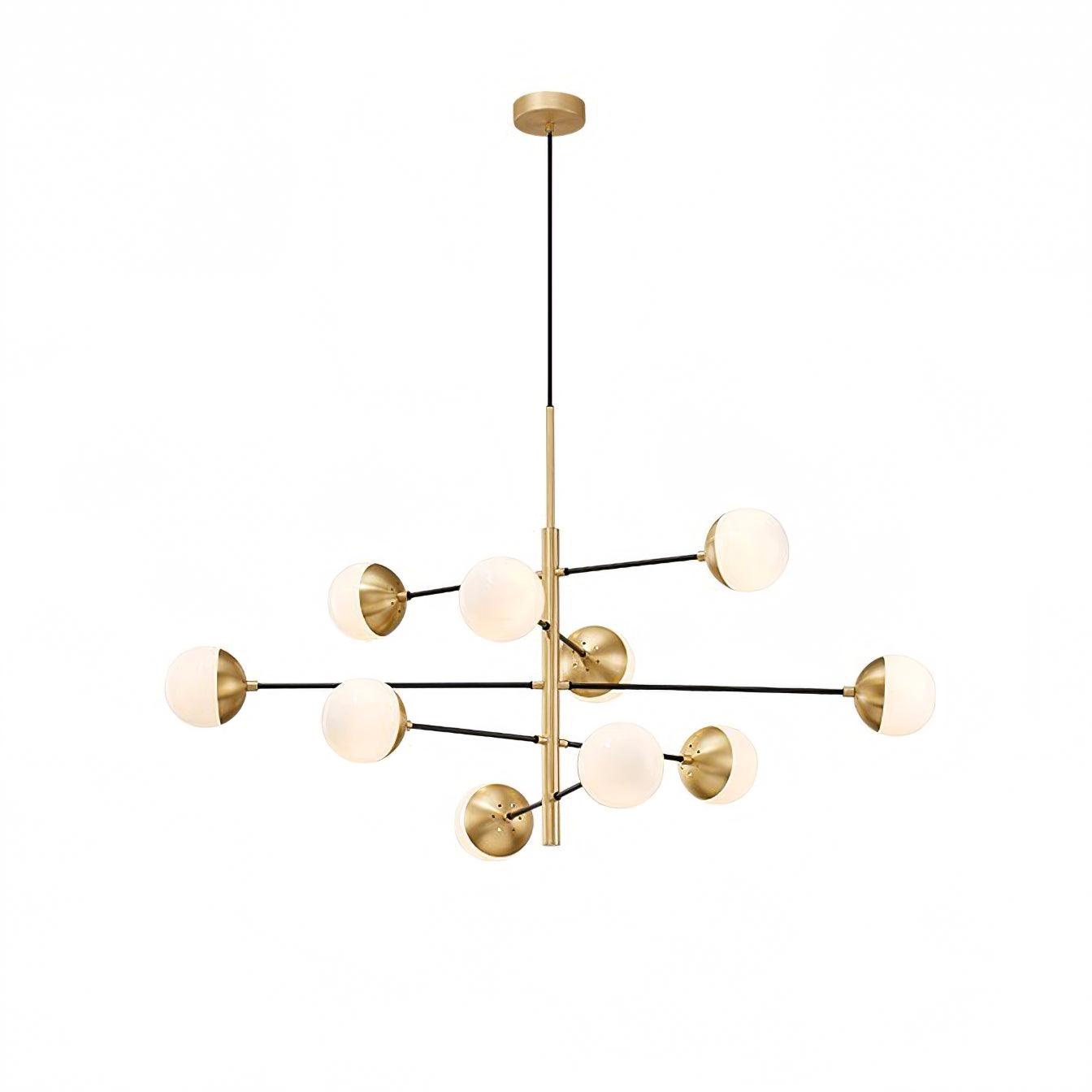 Lustra Chandelier Waverly Glass Elegant - Letslighting