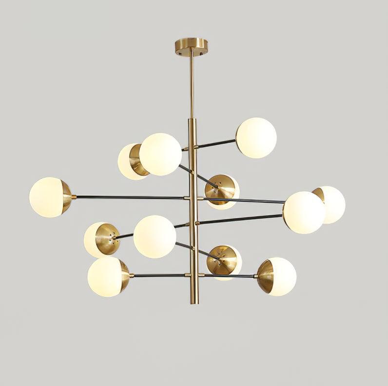 Lustra Chandelier Waverly Glass Elegant - Letslighting