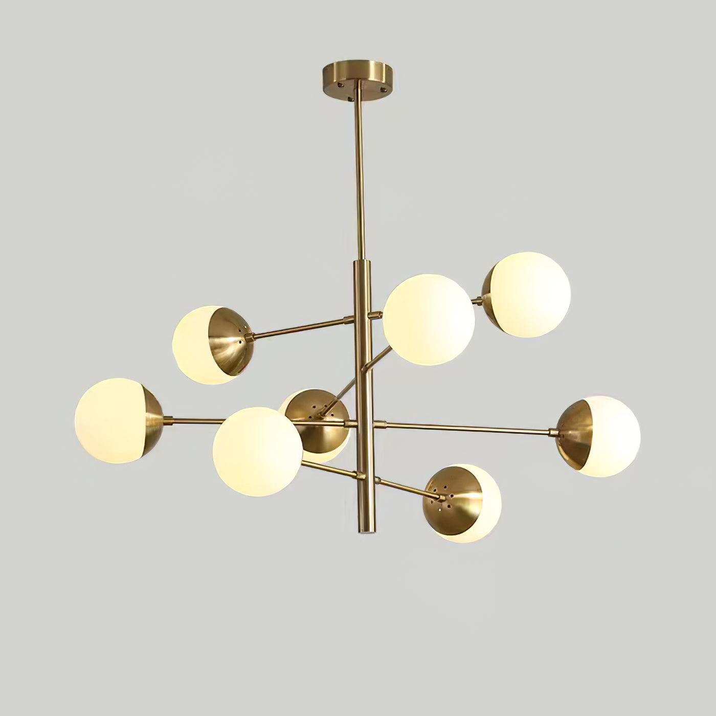 Lustra Chandelier Waverly Glass Elegant - Letslighting