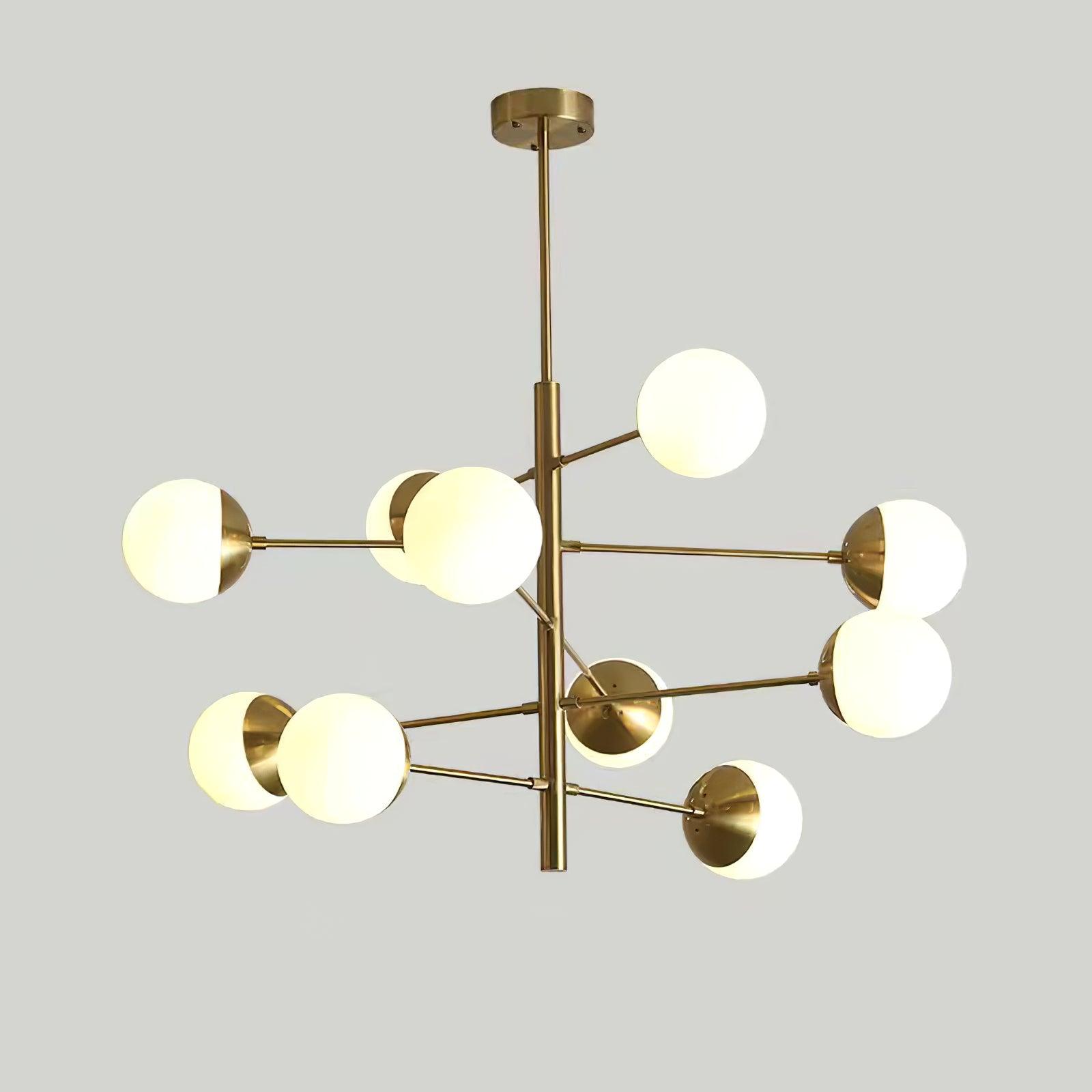 Lustra Chandelier Waverly Glass Elegant - Letslighting