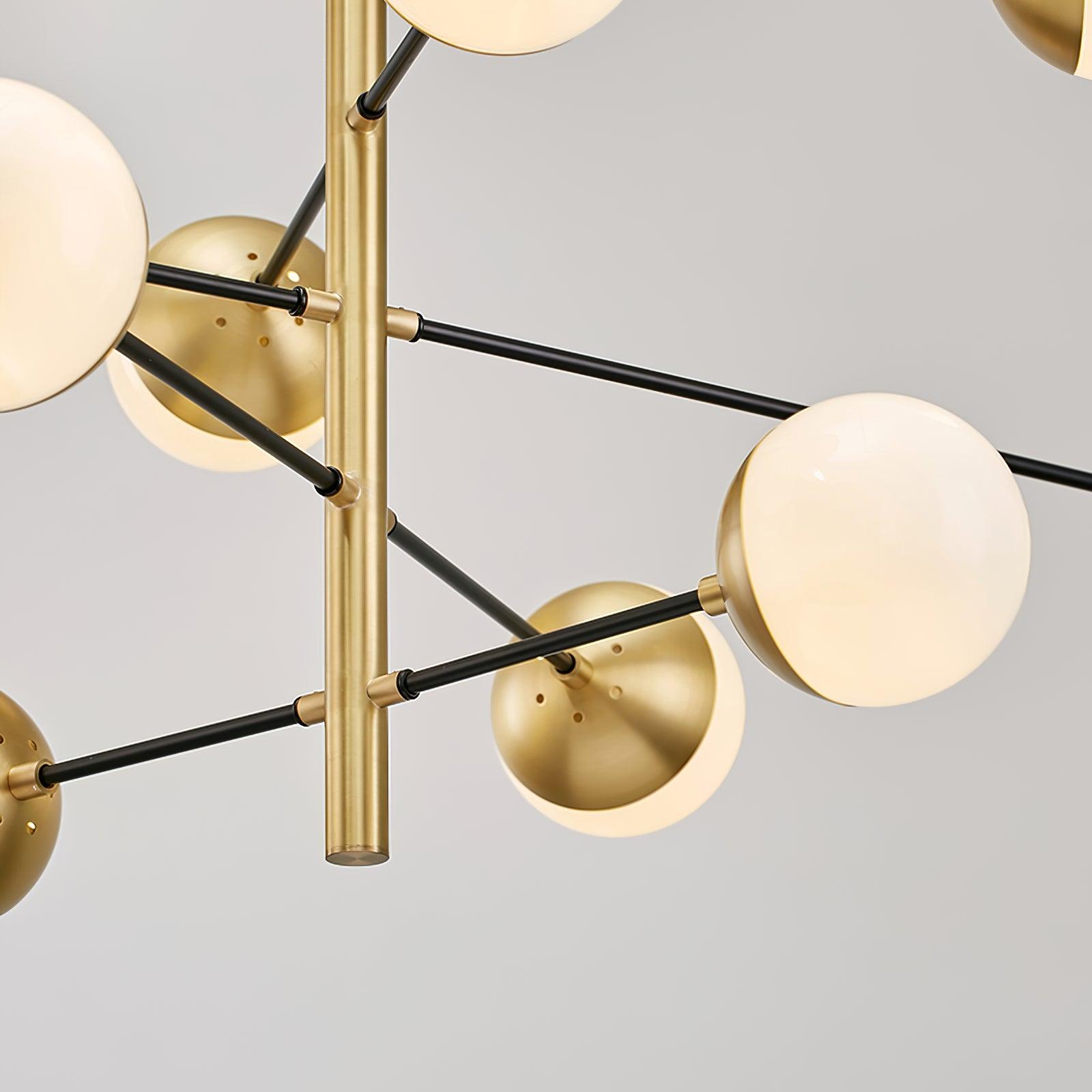 Lustra Chandelier Waverly Glass Elegant - Letslighting
