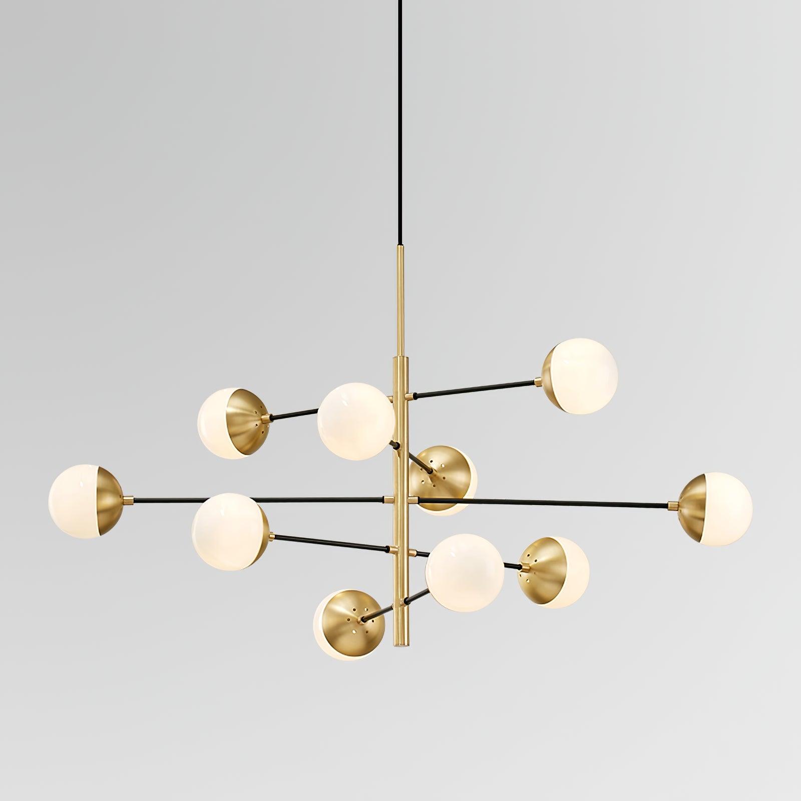 Lustra Chandelier Waverly Glass Elegant - Letslighting