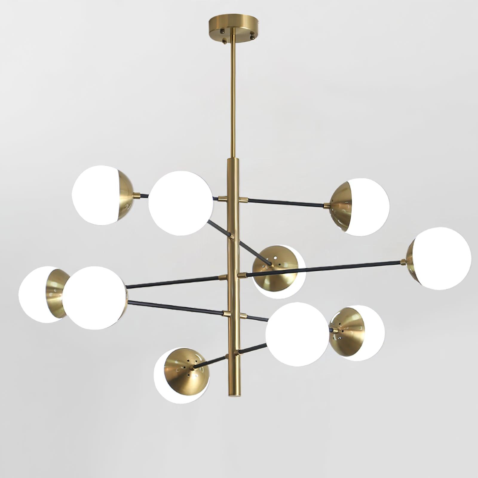 Lustra Chandelier Waverly Glass Elegant - Letslighting
